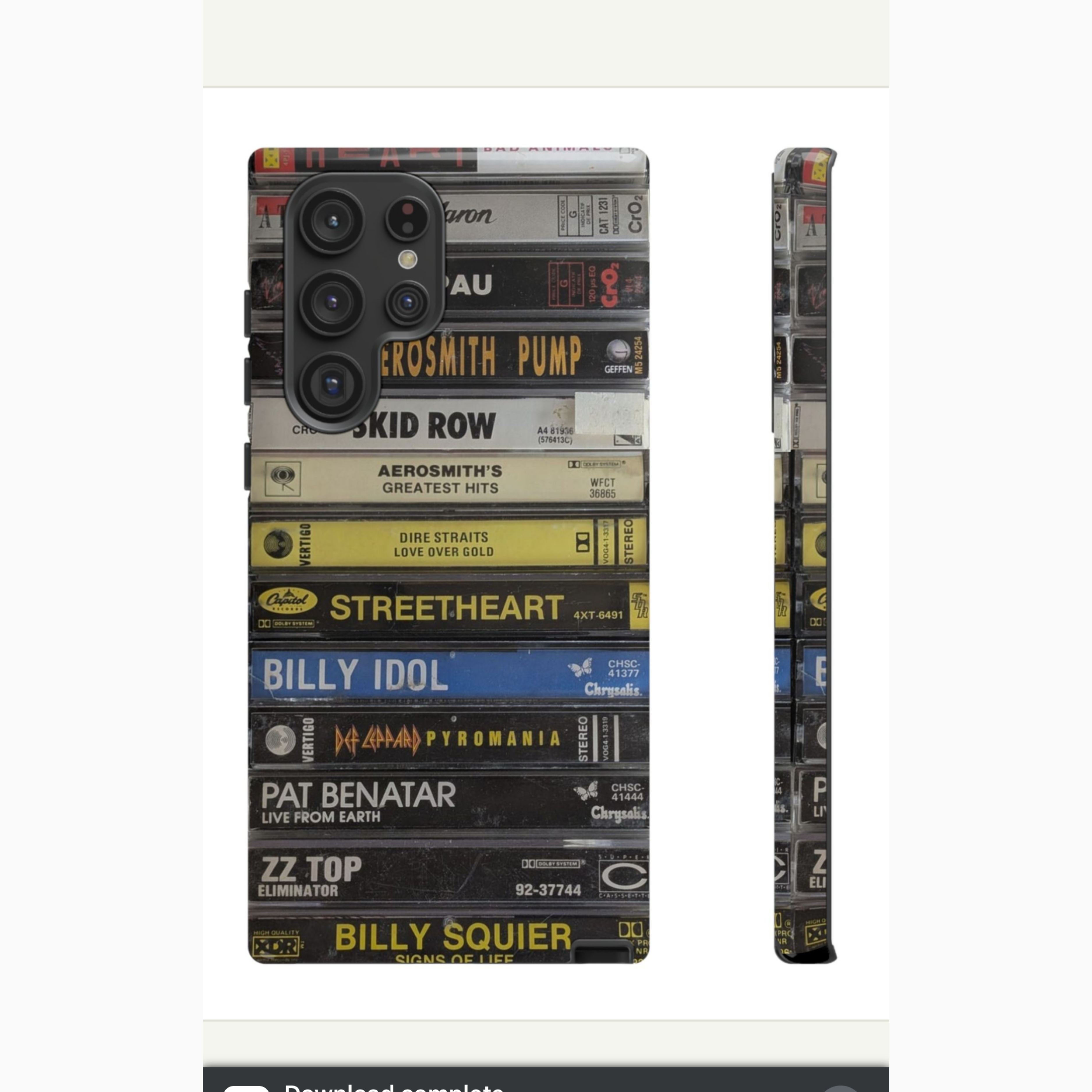 Classic Rock Cassette Stack Phone Case – Arena Legends Edition