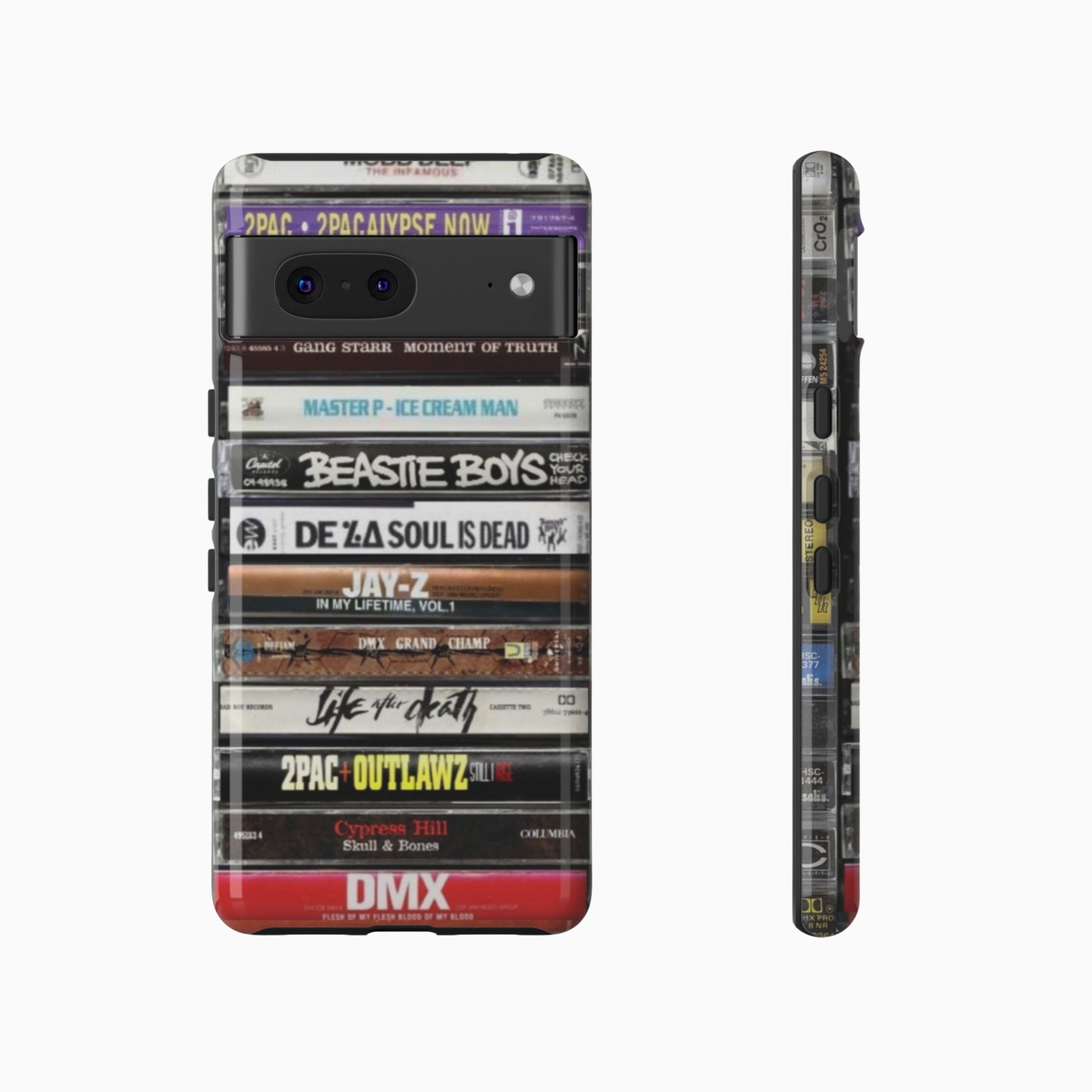 The East Coast Hip-Hop Cassette Stack Phone Case – Golden Era Legends Edition