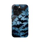 Blue Bat Pattern throwbackcases