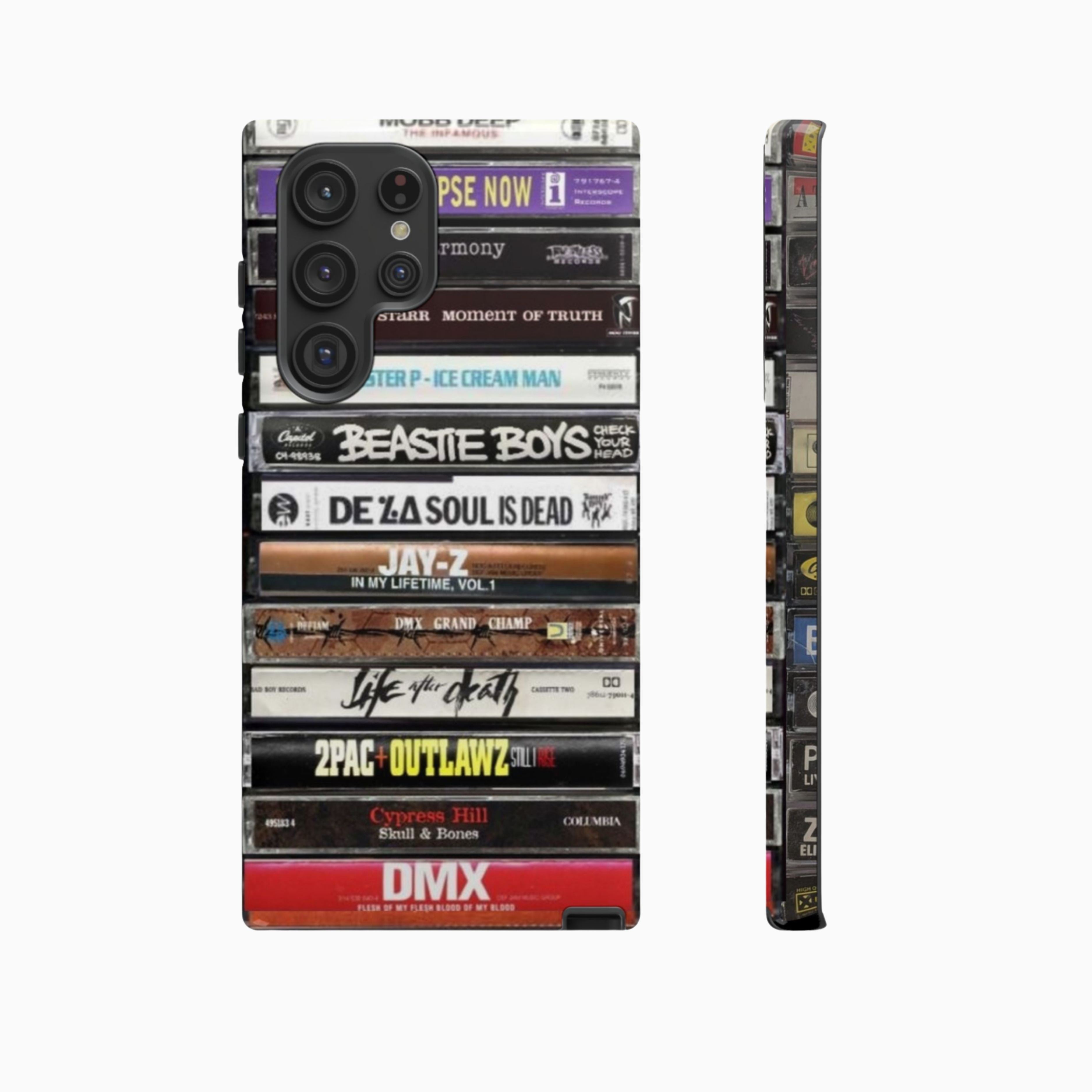 The East Coast Hip-Hop Cassette Stack Phone Case – Golden Era Legends Edition