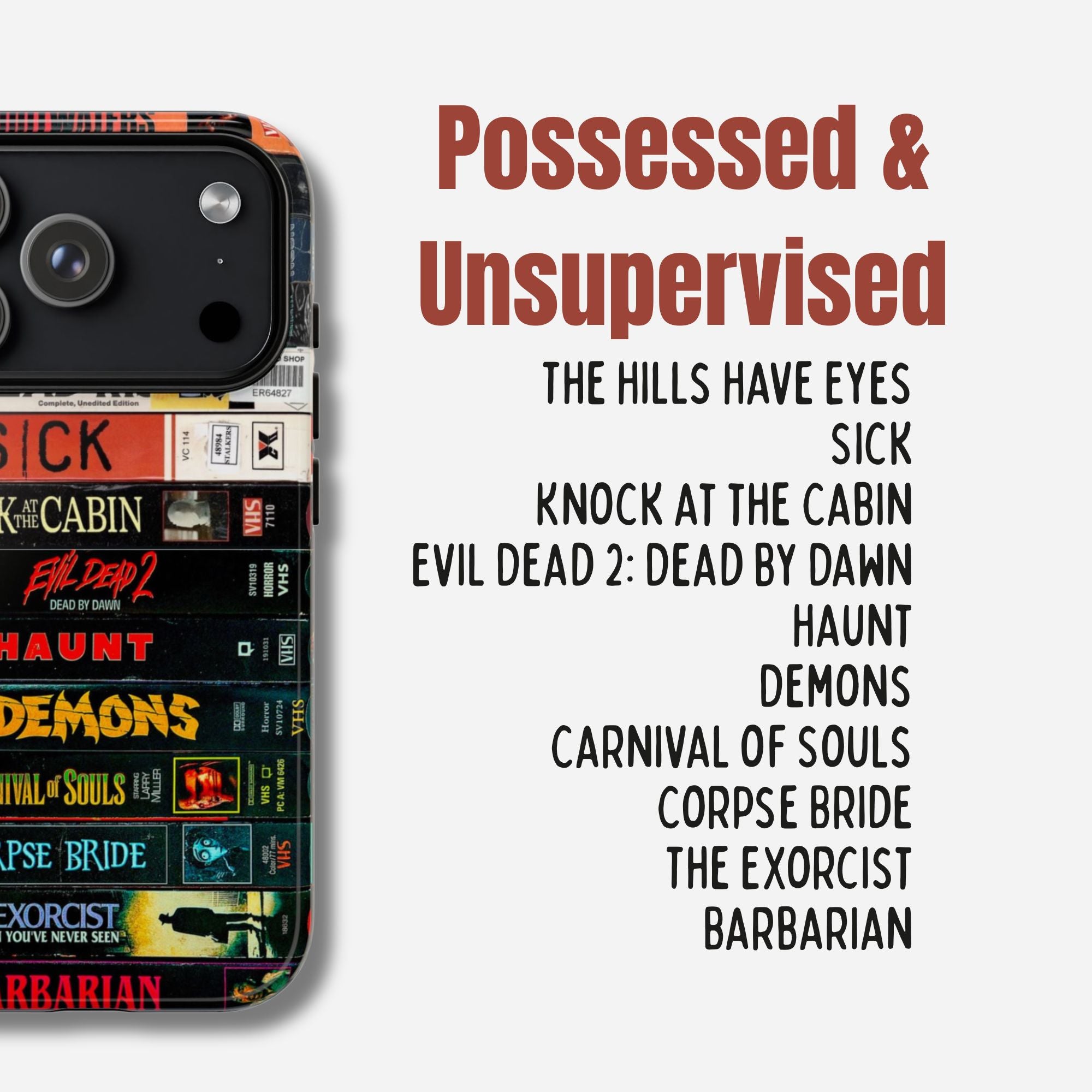 Unsupervised VHS Nostalgia Phone Case - iPhone, Samsung & Google Pixel