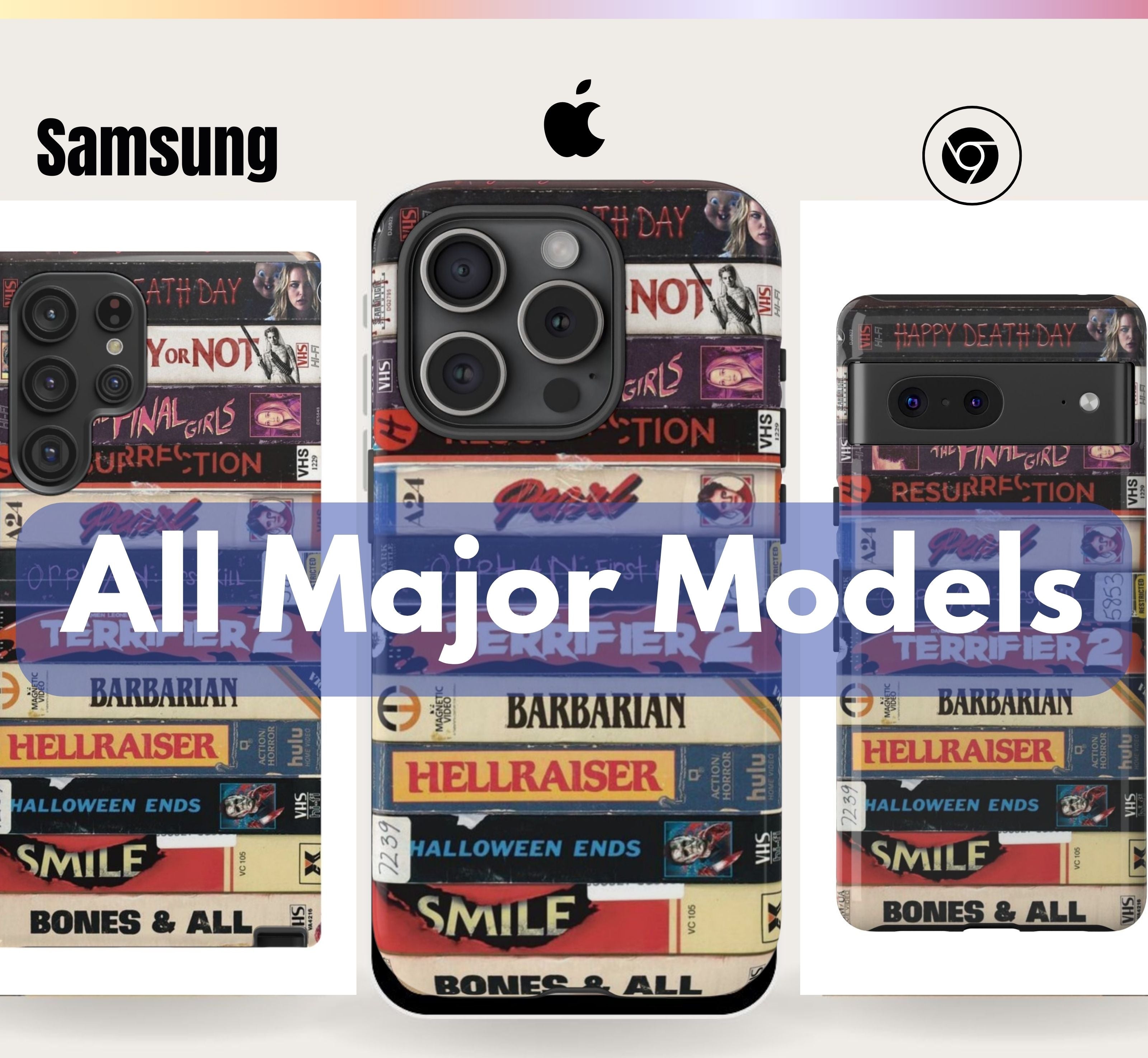 Retro VHS Movie Phone Case – Horror, 90s, Disney & Cult Classic Stacks Throwback Cases