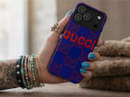 Royal Blue Monogram throwbackcases