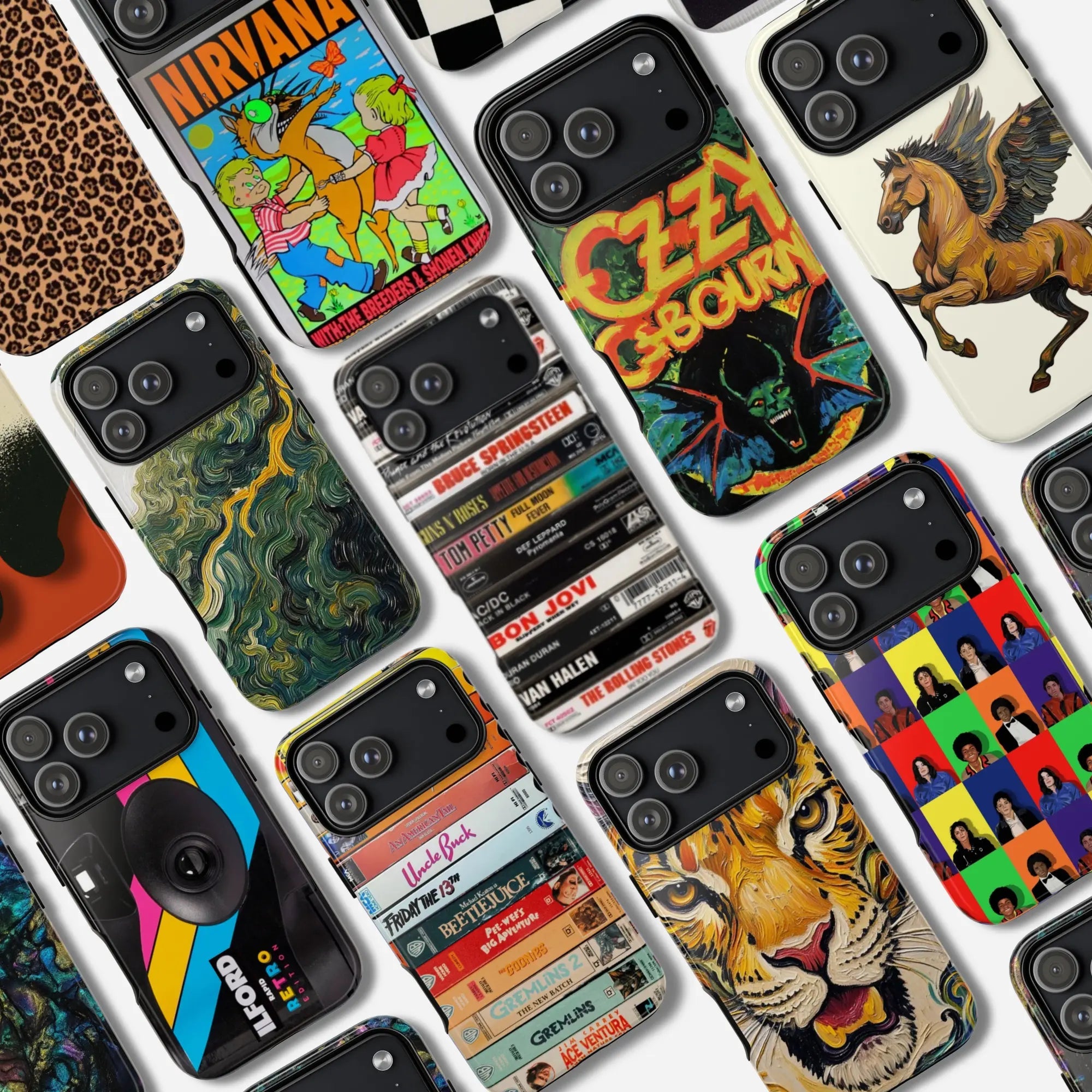 Green Checkerboard throwbackcases