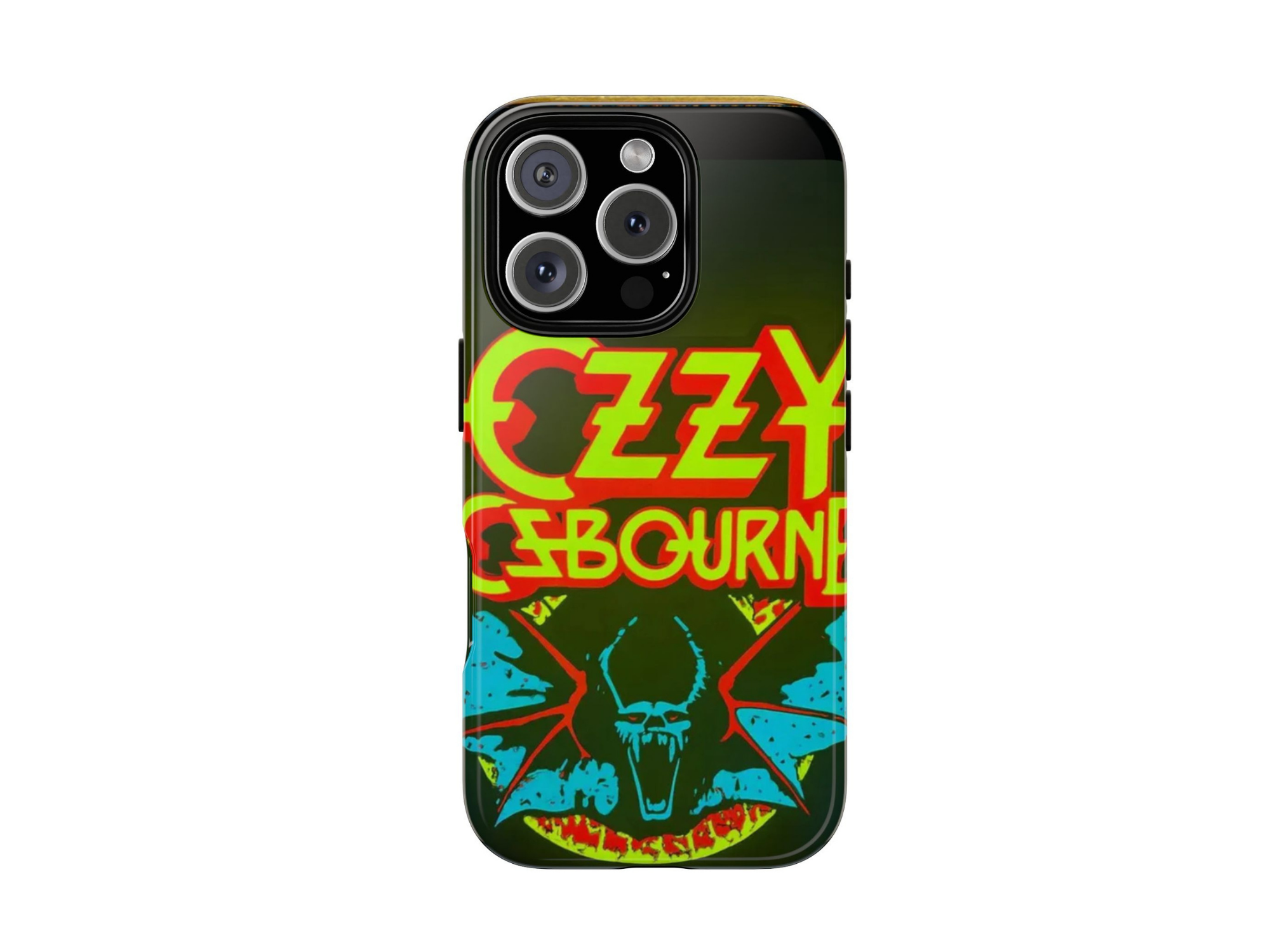 Ozzy Osbourne Vintage Tour Phone Case – Neon Metal Legend Edition