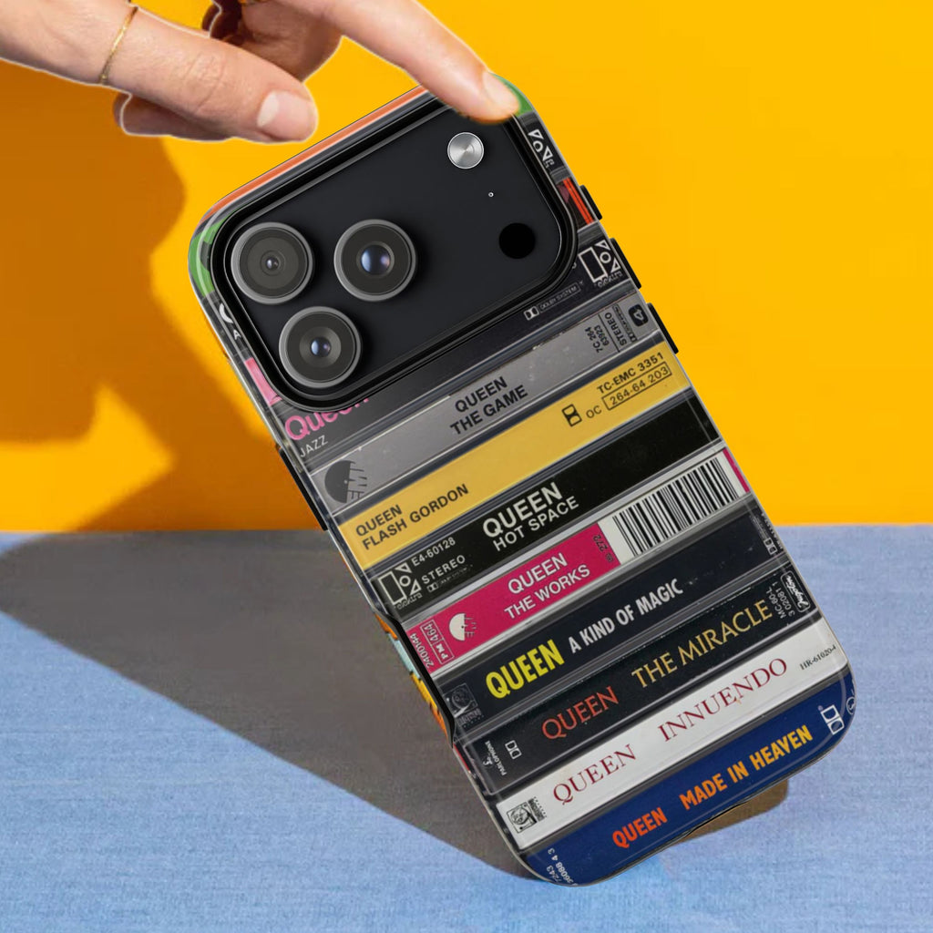 We Are The Champions Queen Cassette Phone Case - iPhone, Samsung & Google Pixel