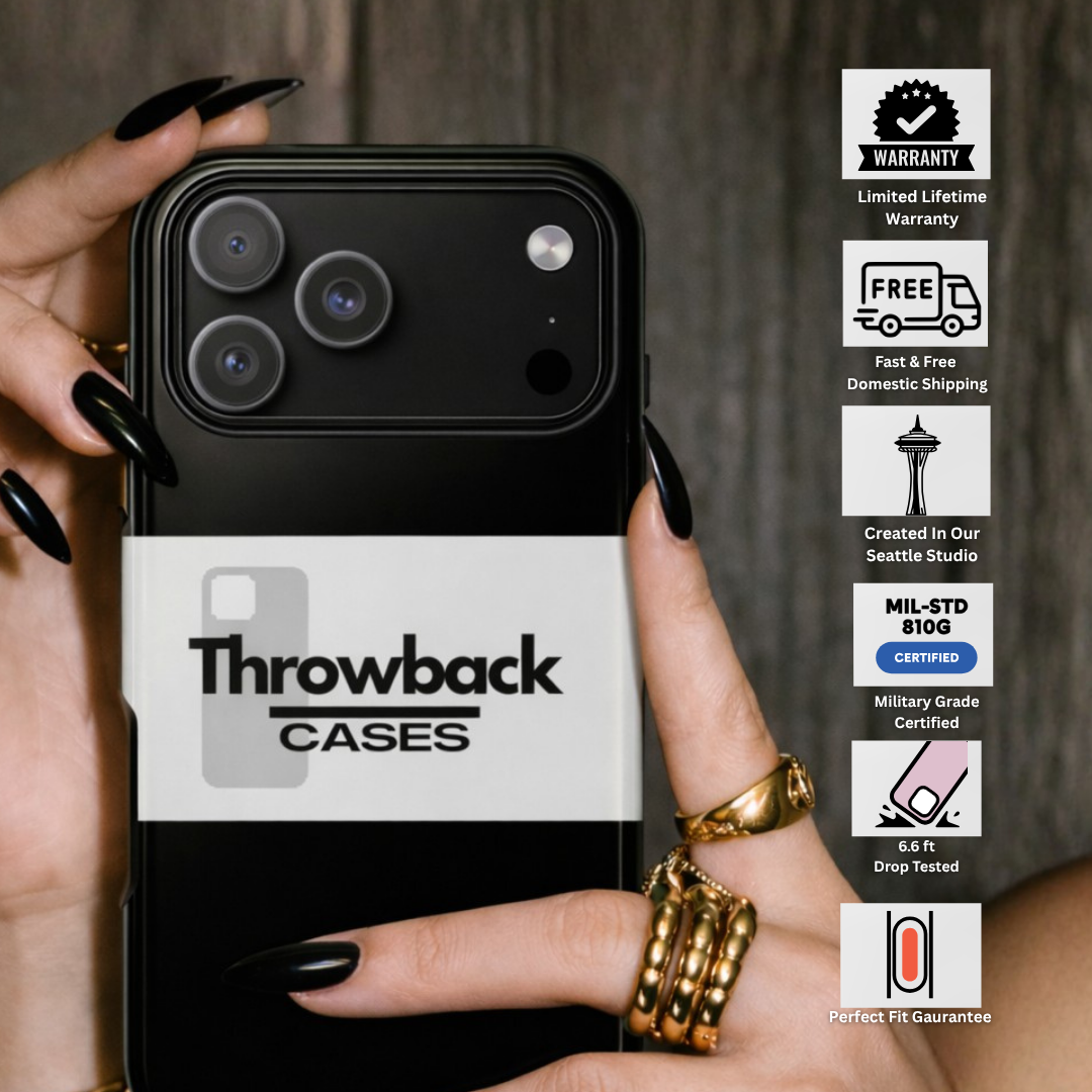 Black Checkered throwbackcases