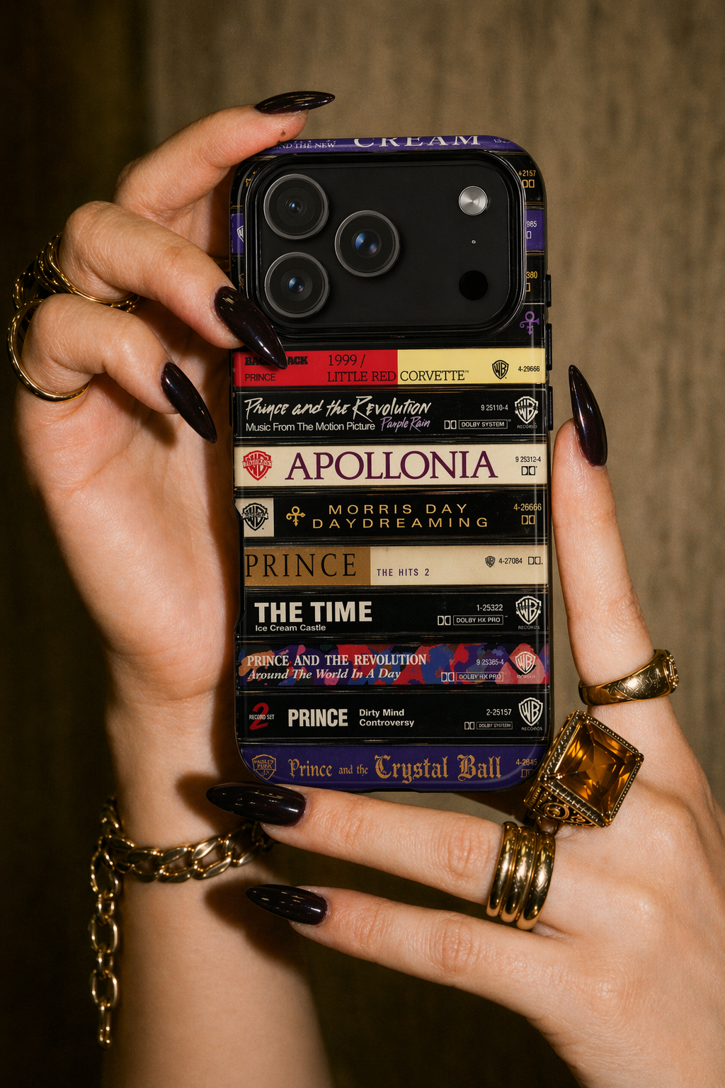 Prince Cassette Stack Phone Case – Purple Reign Collection
