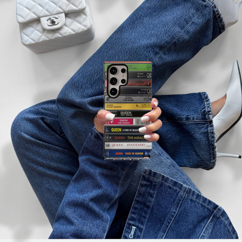 We Are The Champions Queen Cassette Phone Case - iPhone, Samsung & Google Pixel