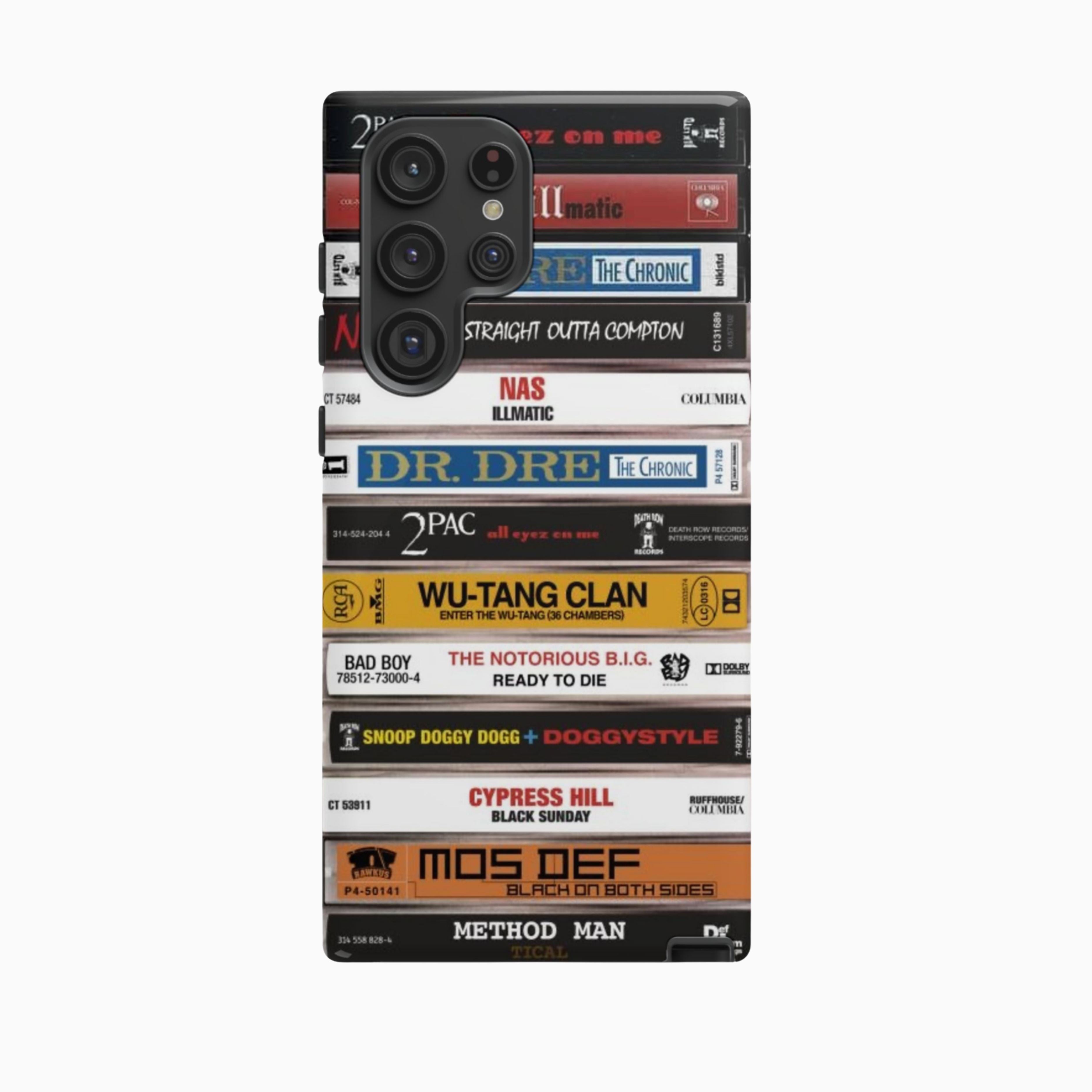 Golden Era Hip-Hop Cassette Stack Phone Case – Legends of Rap Editiontemplate