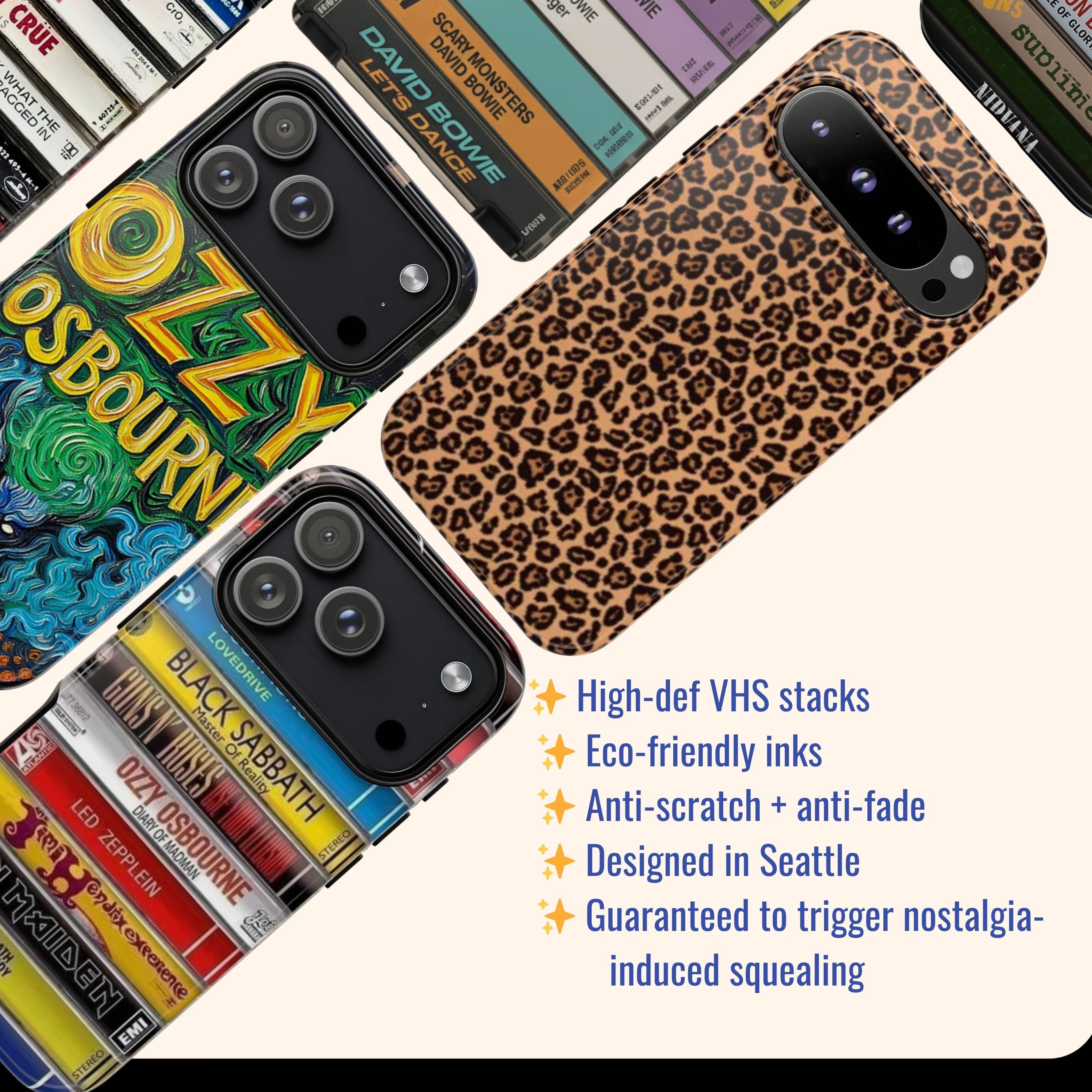Custom Throwback Case – Build Your Own Nostalgia Collage (Up to 14 Items) Throwback Cases