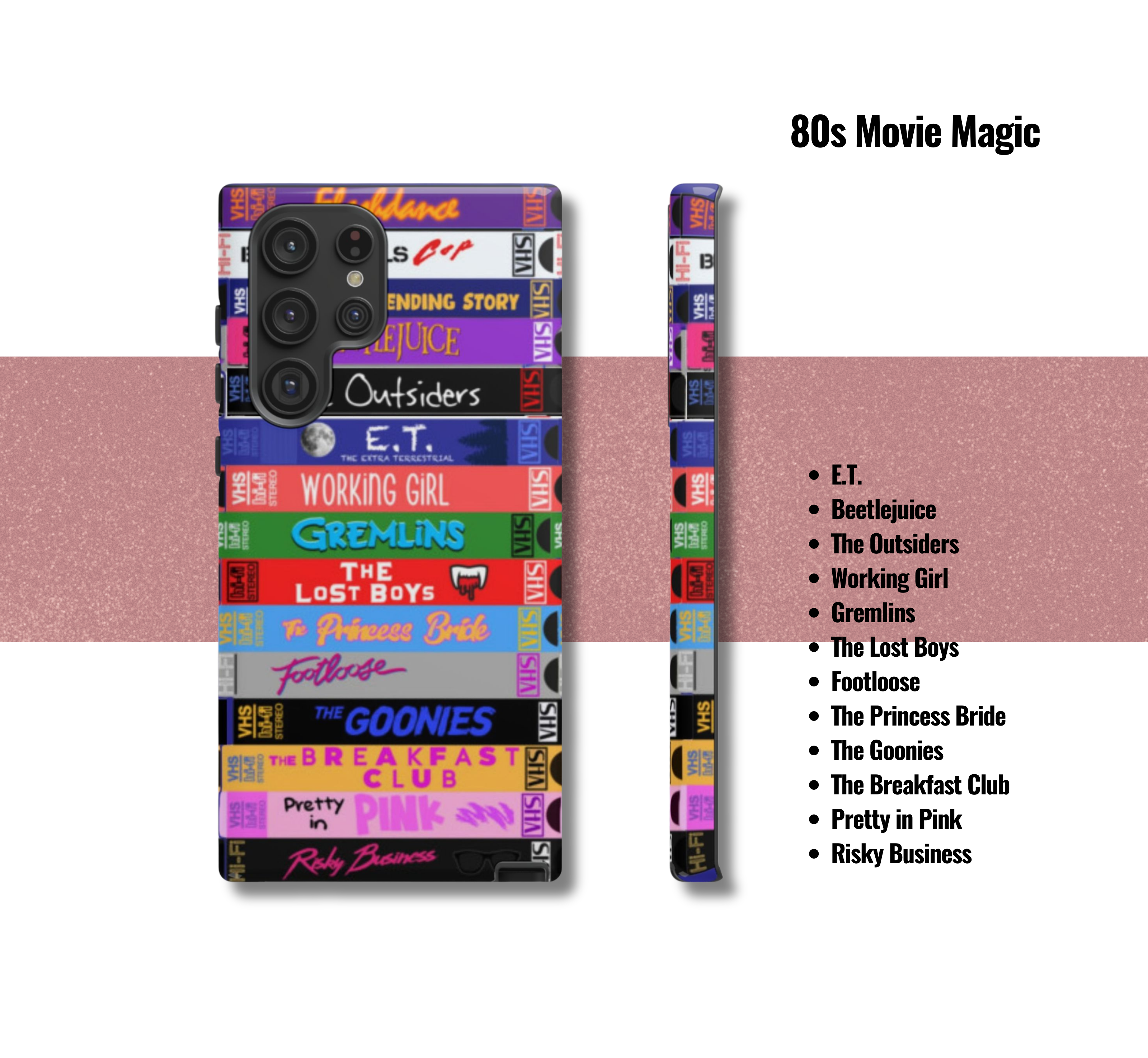 Retro VHS Movie Phone Case – Horror, 90s, Disney & Cult Classic Stacks Throwback Cases