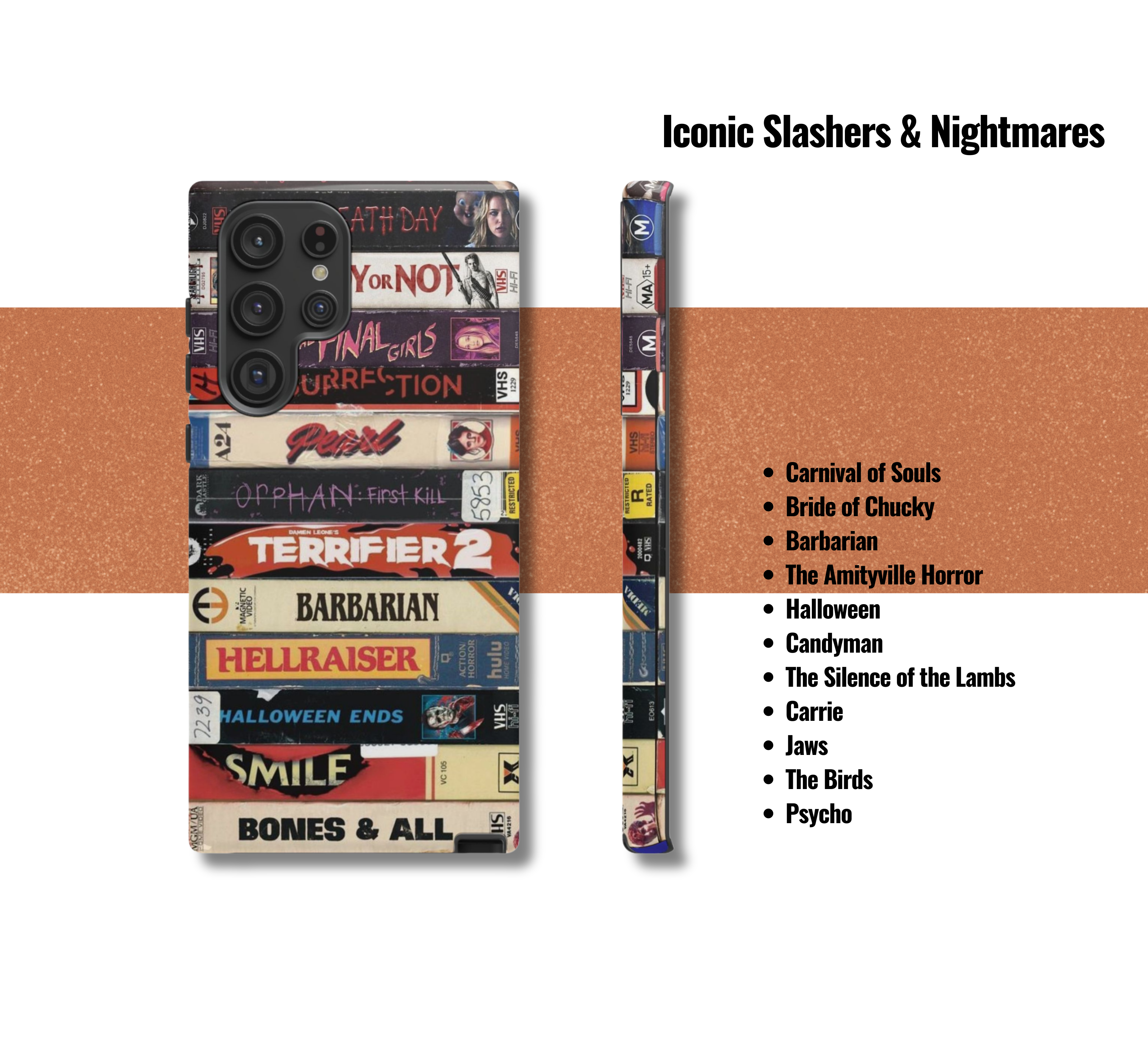 Retro VHS Movie Phone Case – Horror, 90s, Disney & Cult Classic Stacks Throwback Cases