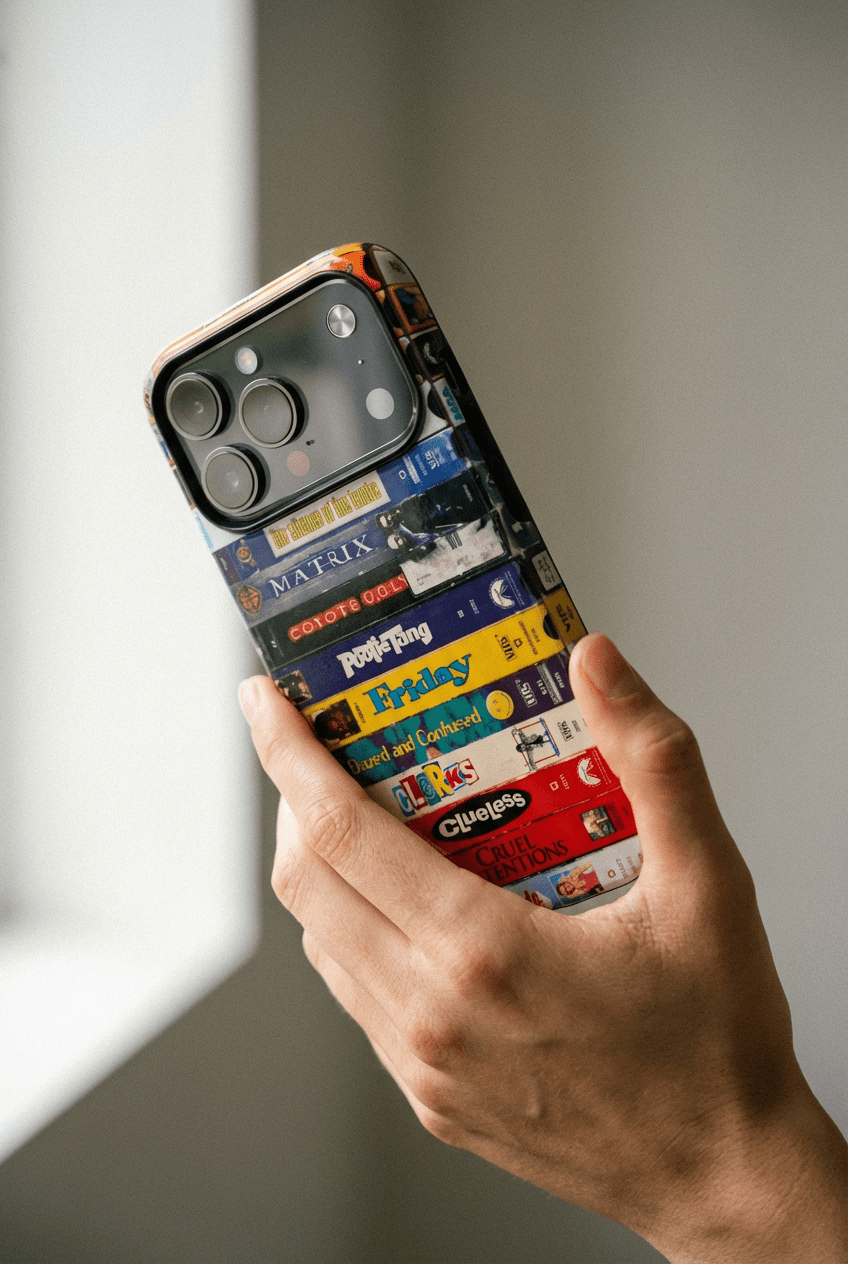 90s Cult Classics VHS Tape Phone Case - Throwbackcases