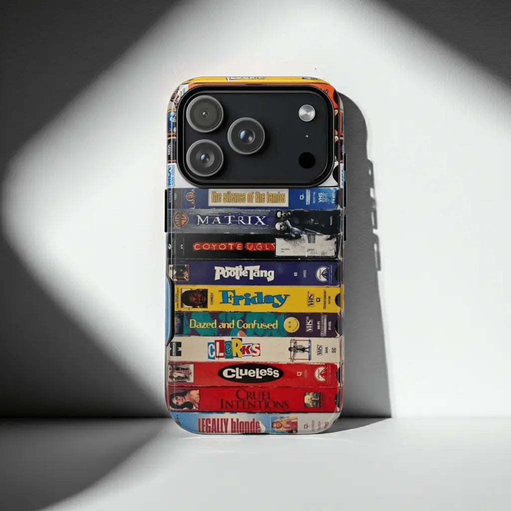 90s Cult Classics VHS Tape Phone Case - Throwbackcases