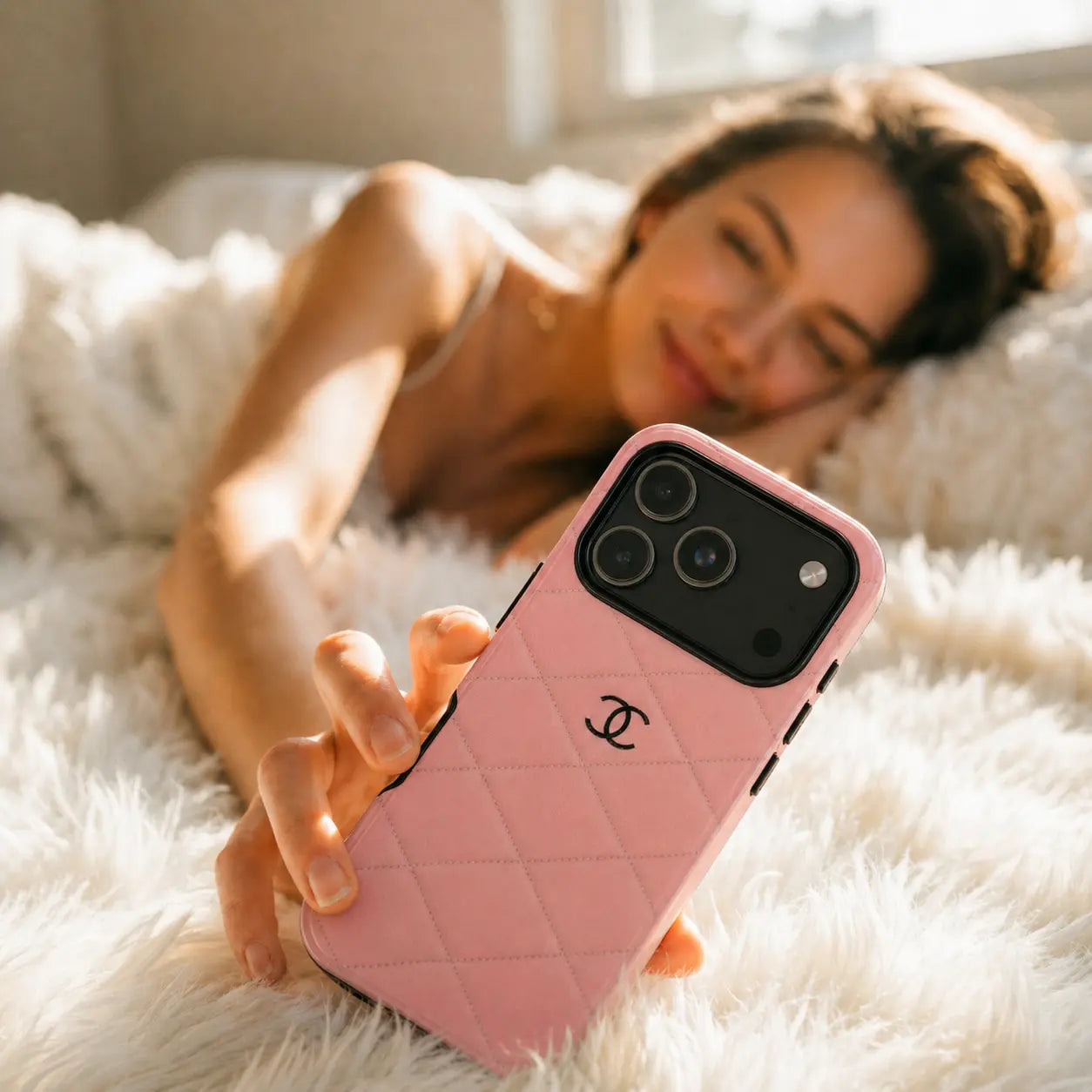 Blush Quilted throwbackcases