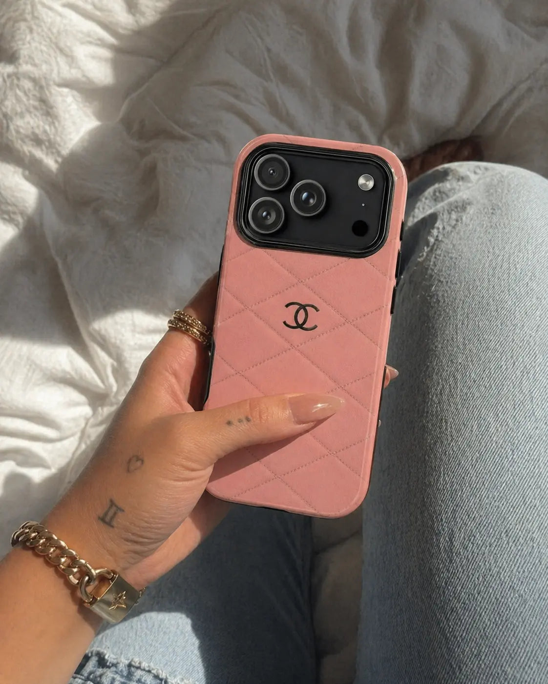 Blush Quilted throwbackcases