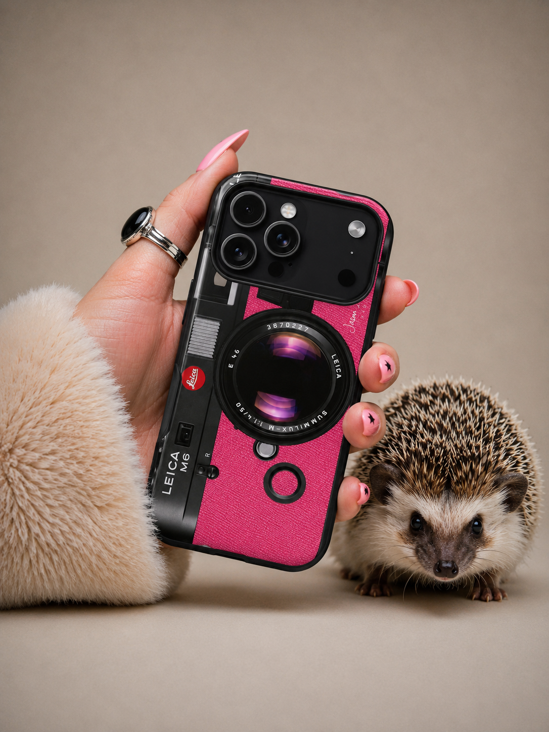 Pink Cam Phone Case