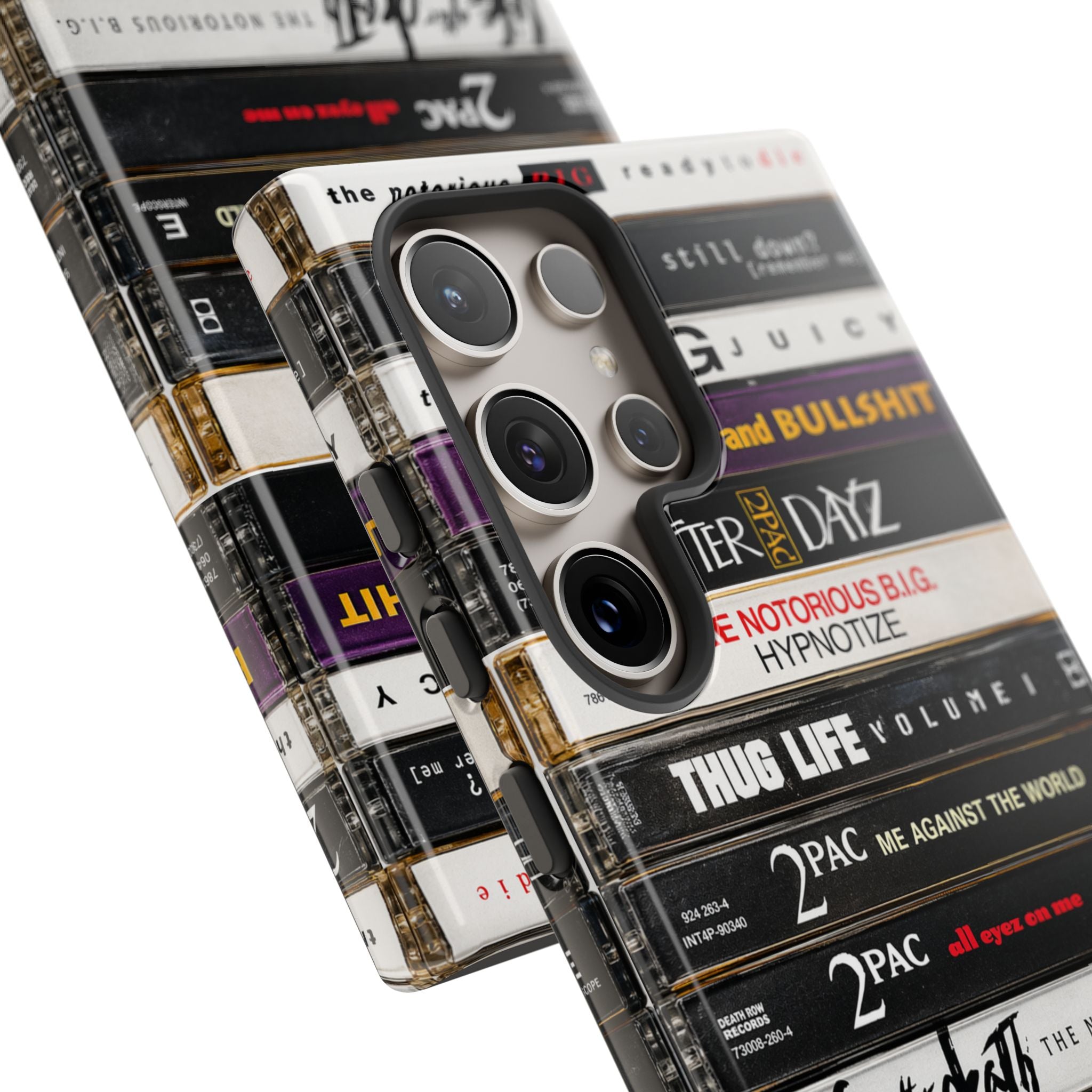 2Pac x Biggie Cassette Stack Phone Case – East Coast West Coast Legends Edition