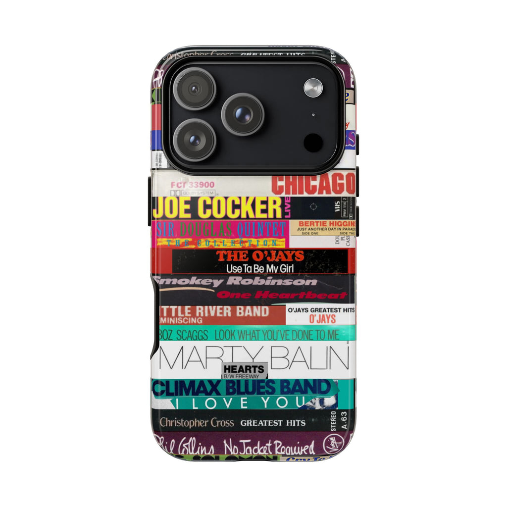 Slow Burn Classics Cassette Stack Phone Case – Yacht Soul & Quiet Storm Protective Case