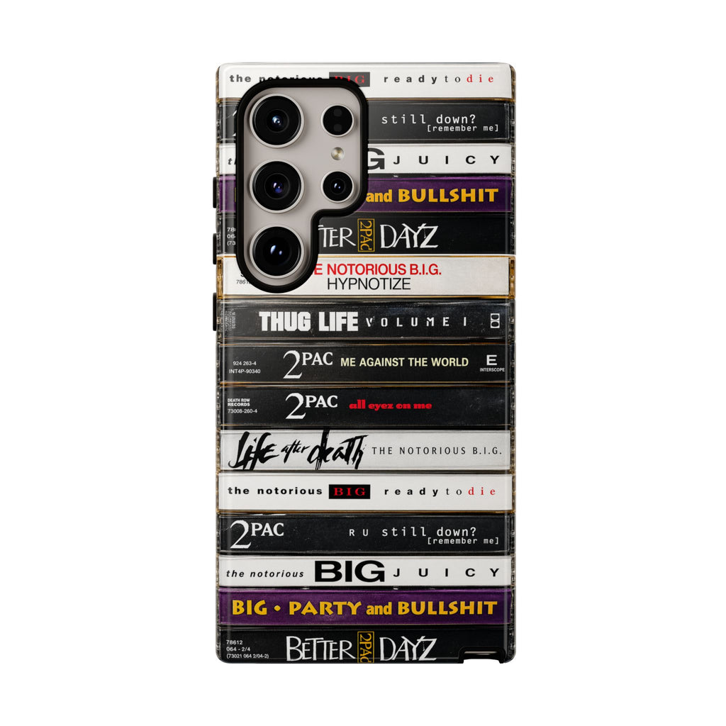 2Pac x Biggie Cassette Stack Phone Case – East Coast West Coast Legends Edition