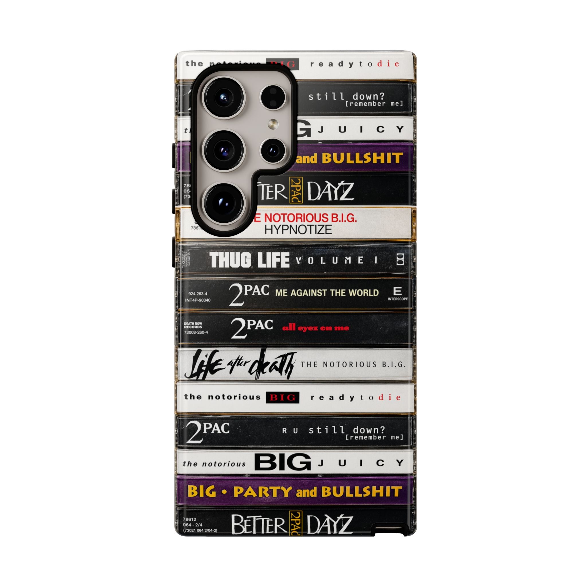 2Pac x Biggie Cassette Stack Phone Case – East Coast West Coast Legends Edition