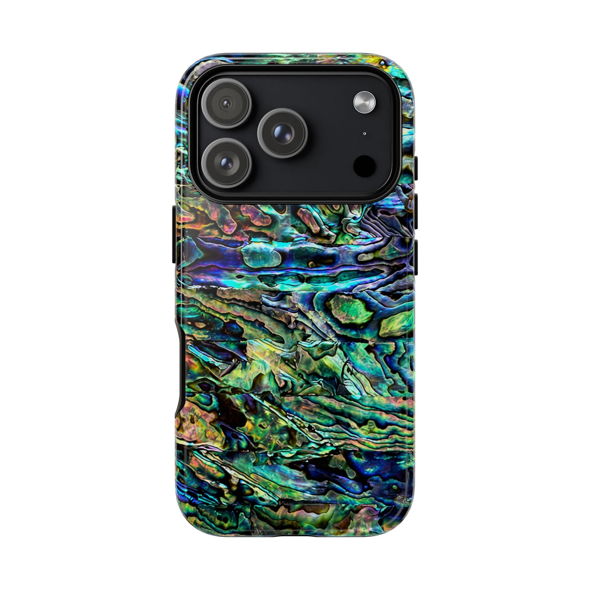Tidal Oracle Phone Case – Iridescent Abalone Shell Protective Case | Ocean Relic Art Cover