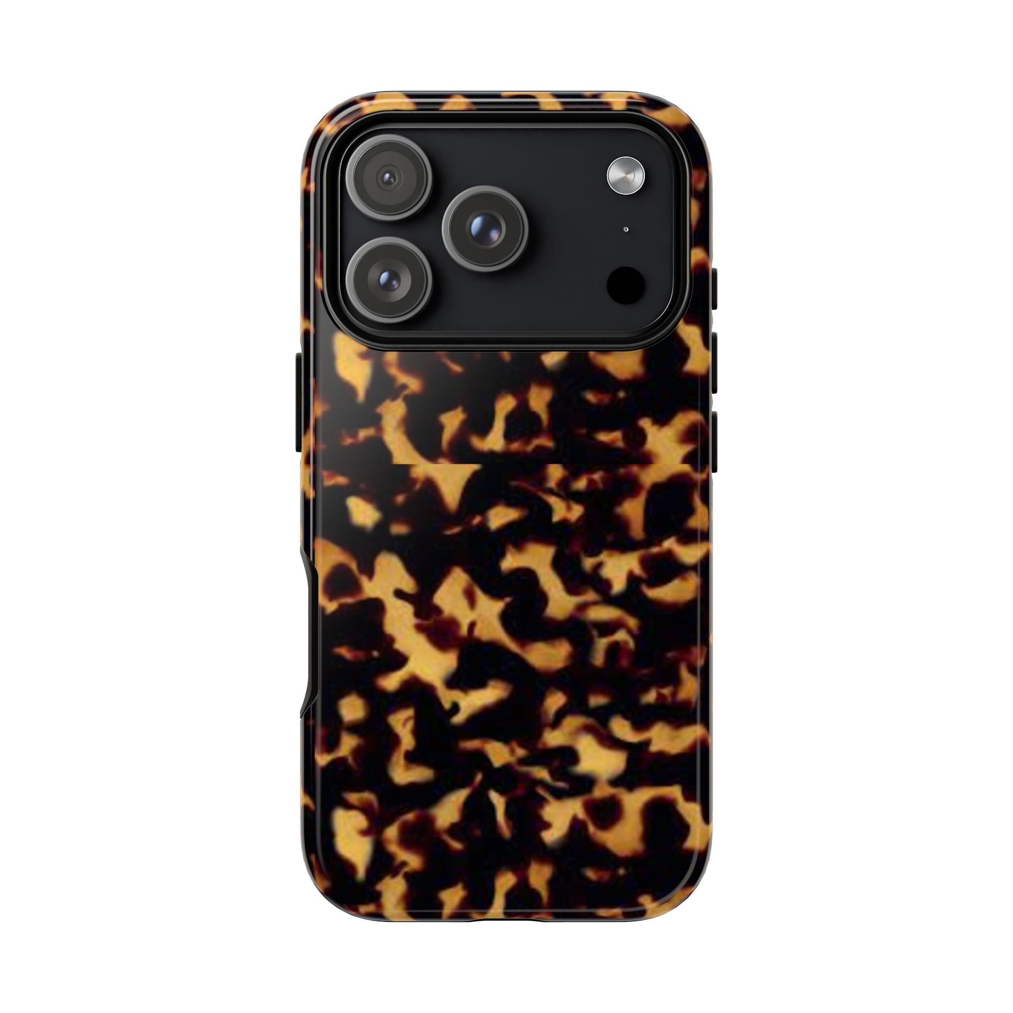 Shell Spell™ Amber Tortoise Phone Case – Classic Tortoiseshell Protective Case | Vintage Luxe Aesthetic Cover