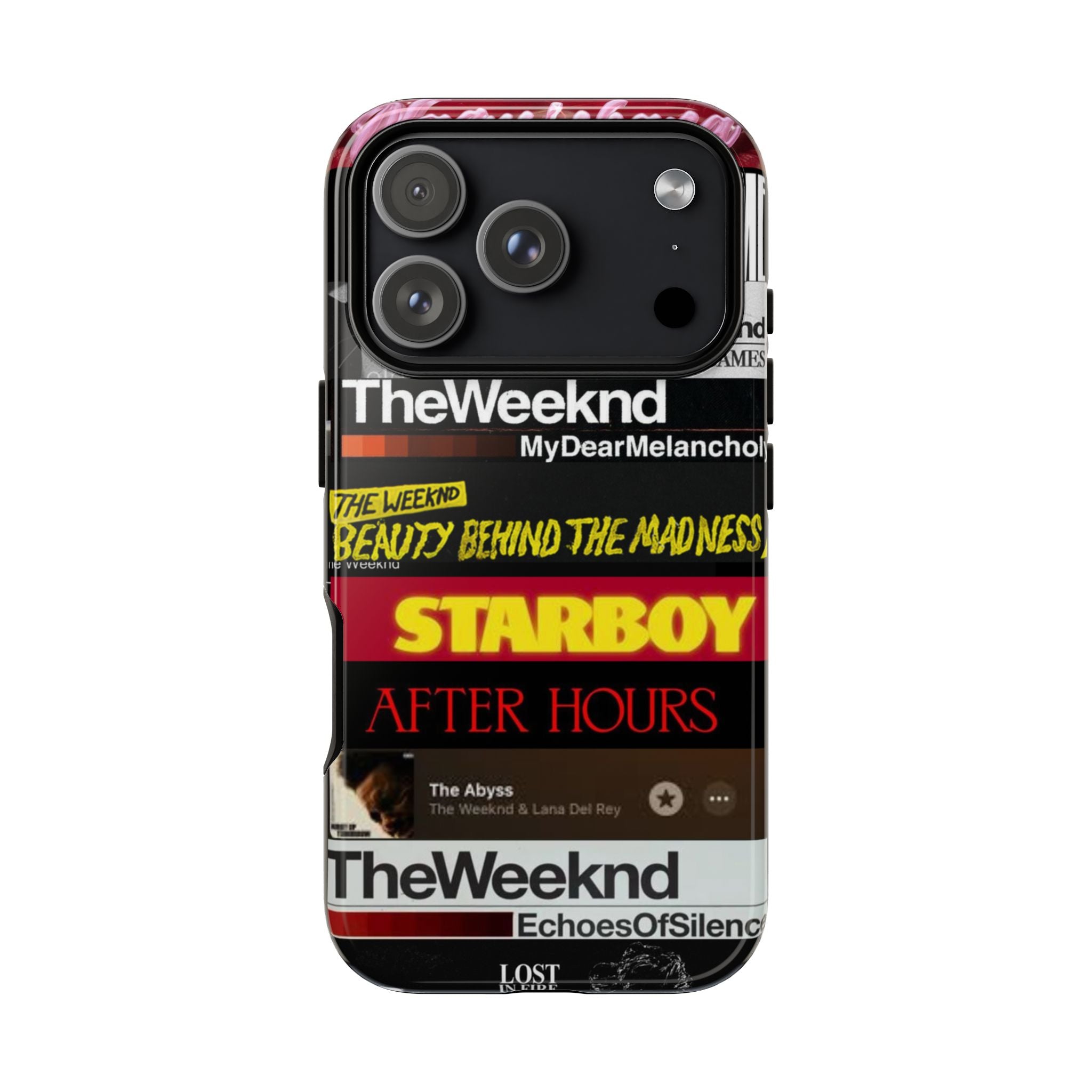 After Hours™ The Weeknd Mixtape Phone Case – Retro Album Stack Protective Case