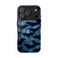 Blue Bat Pattern throwbackcases