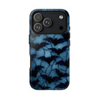 Blue Bat Pattern throwbackcases