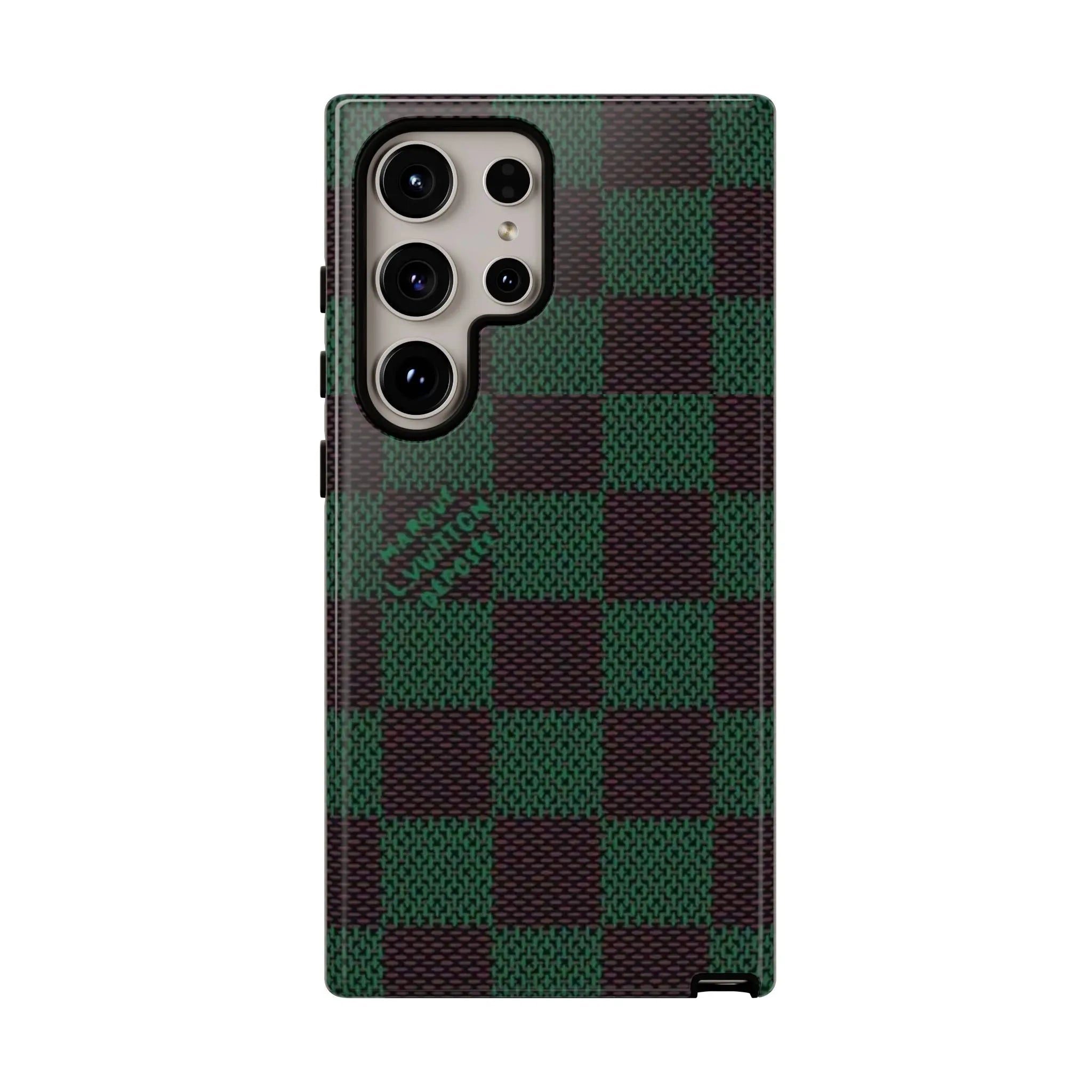 Green Checkerboard throwbackcases