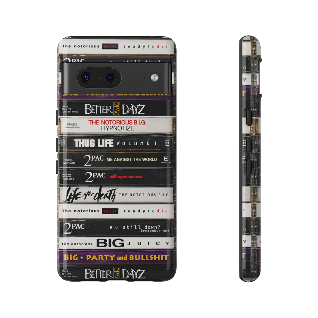 2Pac x Biggie Cassette Stack Phone Case – East Coast West Coast Legends Edition