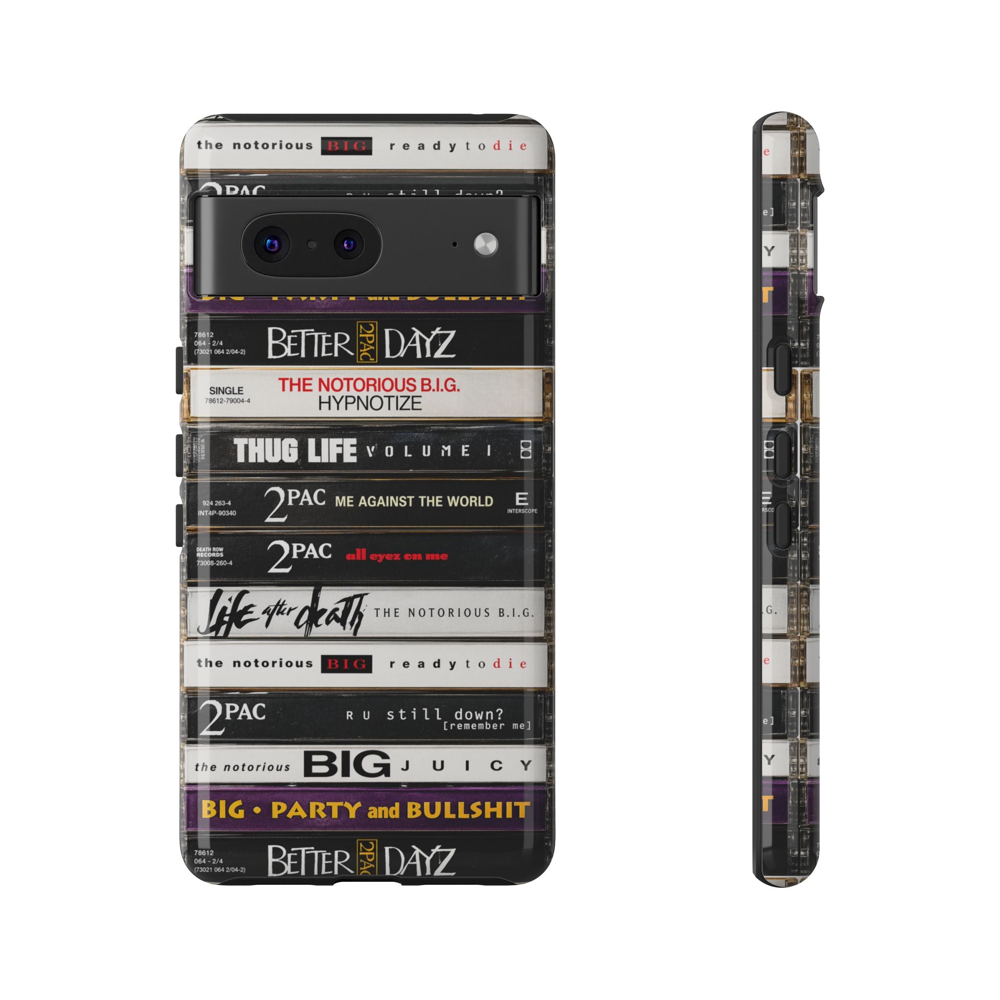 2Pac x Biggie Cassette Stack Phone Case – East Coast West Coast Legends Edition