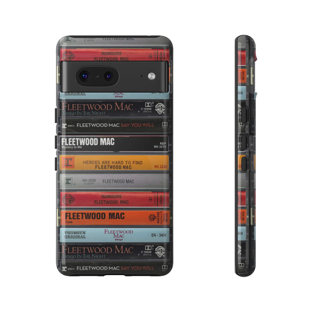 Fleetwood Mac Cassette Stack Phone Case – Rumours Retro Music Case for iPhone, Samsung & Pixel