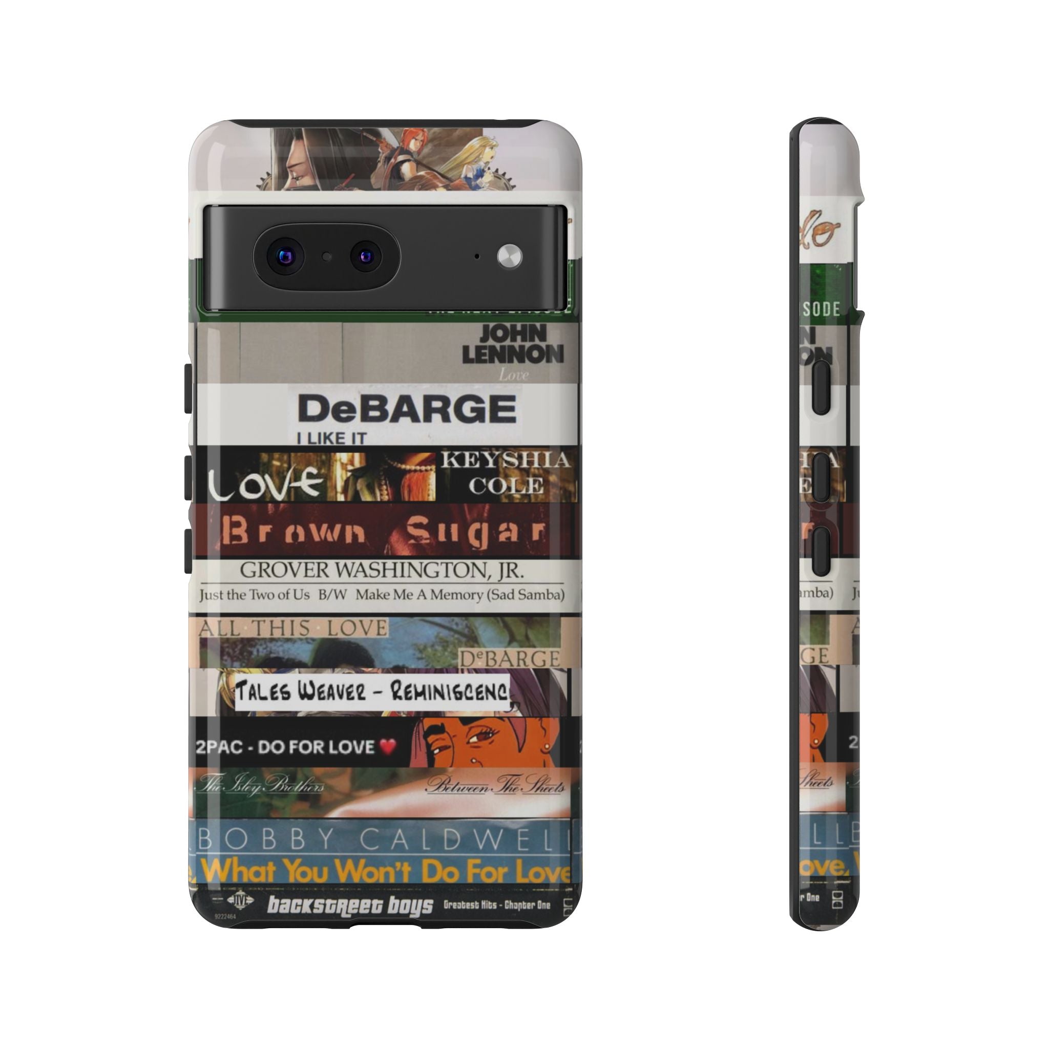 For the Love™ R&B Mixtape Phone Case – Retro Slow Jams Cassette Stack Protective Case