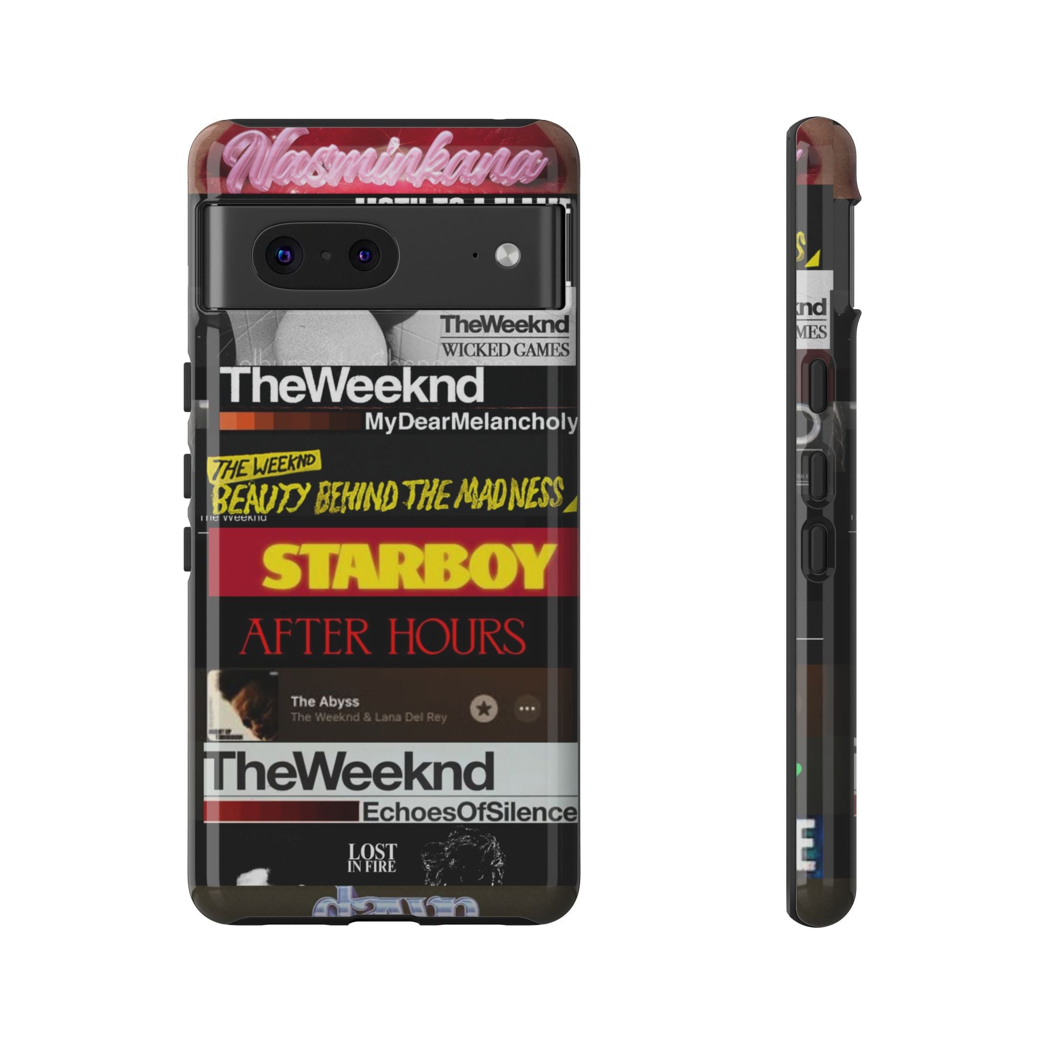 After Hours™ The Weeknd Mixtape Phone Case – Retro Album Stack Protective Case