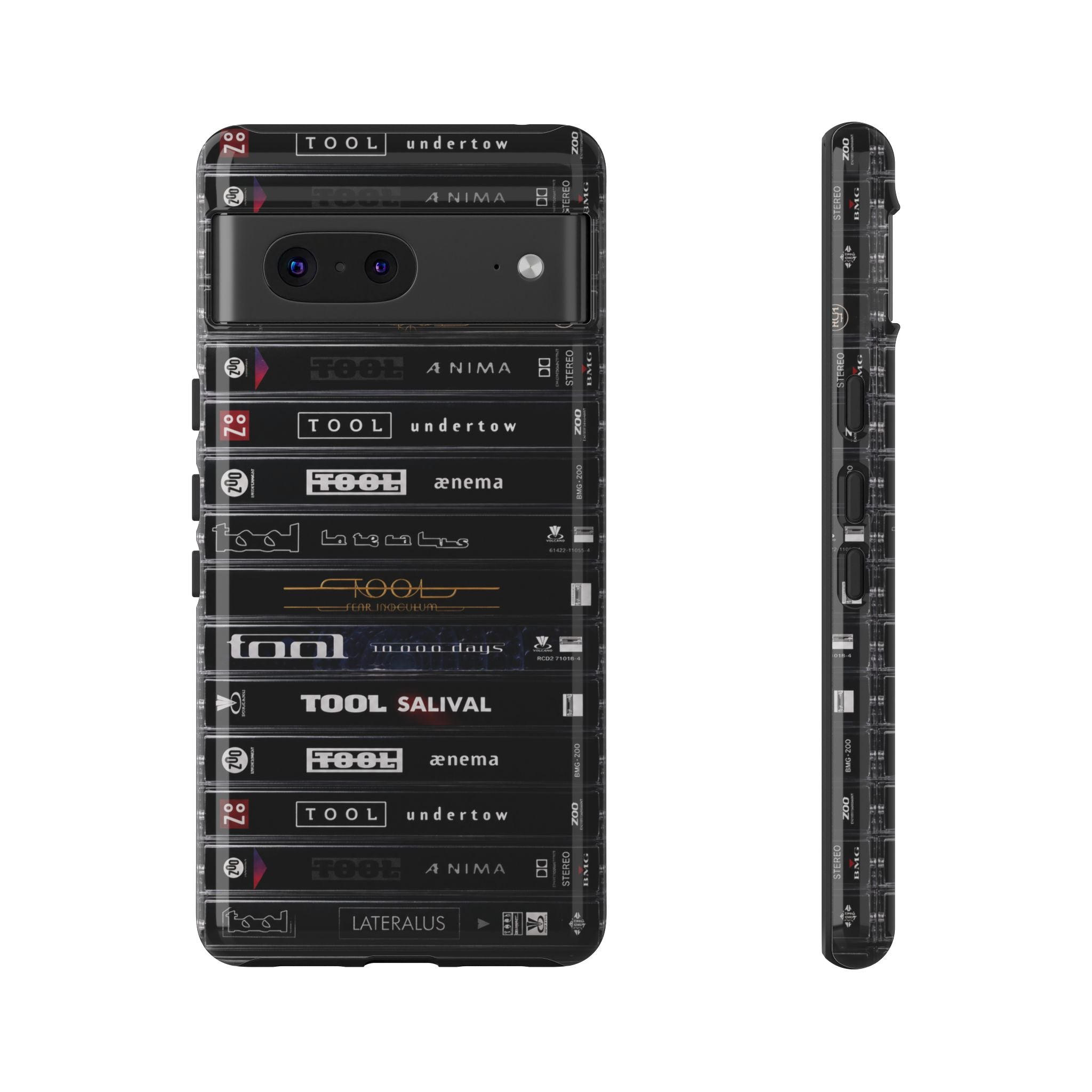 Lateralus Stack Phone Case – TOOL Cassette Collage Protective Case