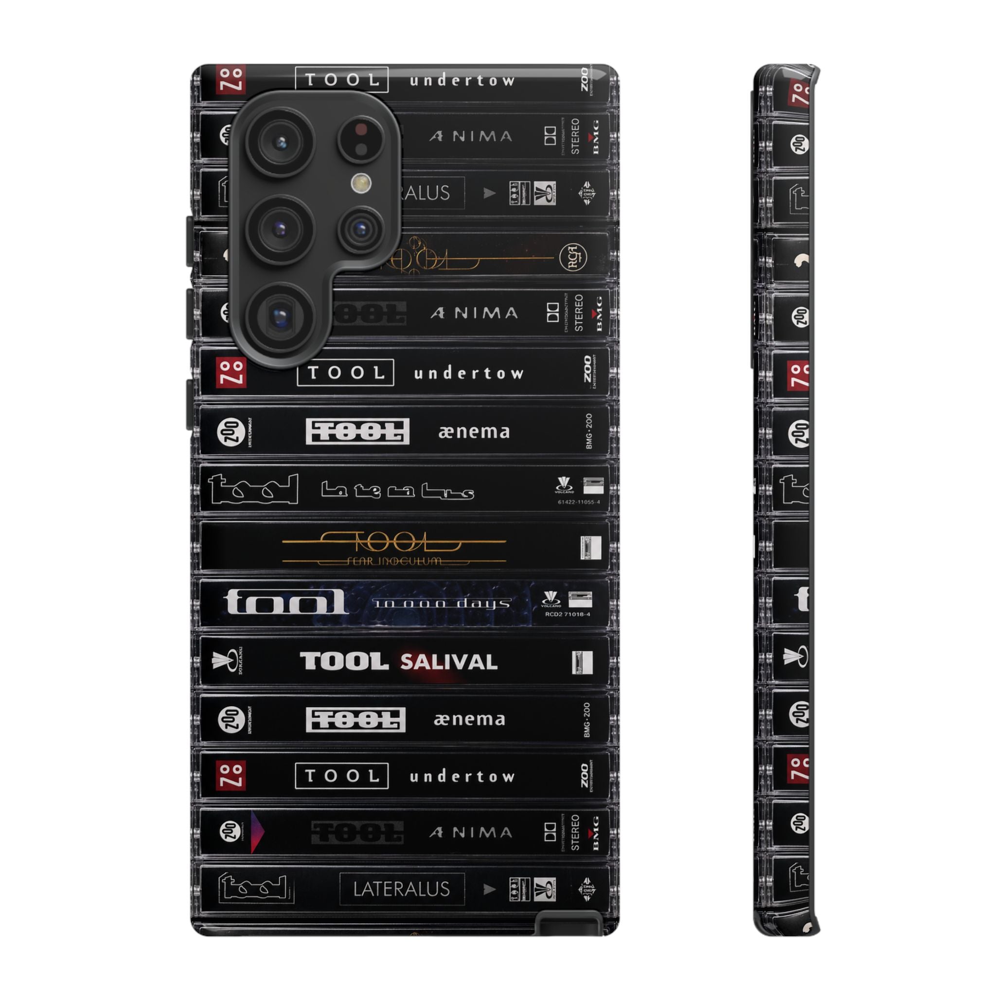 Lateralus Stack Phone Case – TOOL Cassette Collage Protective Case