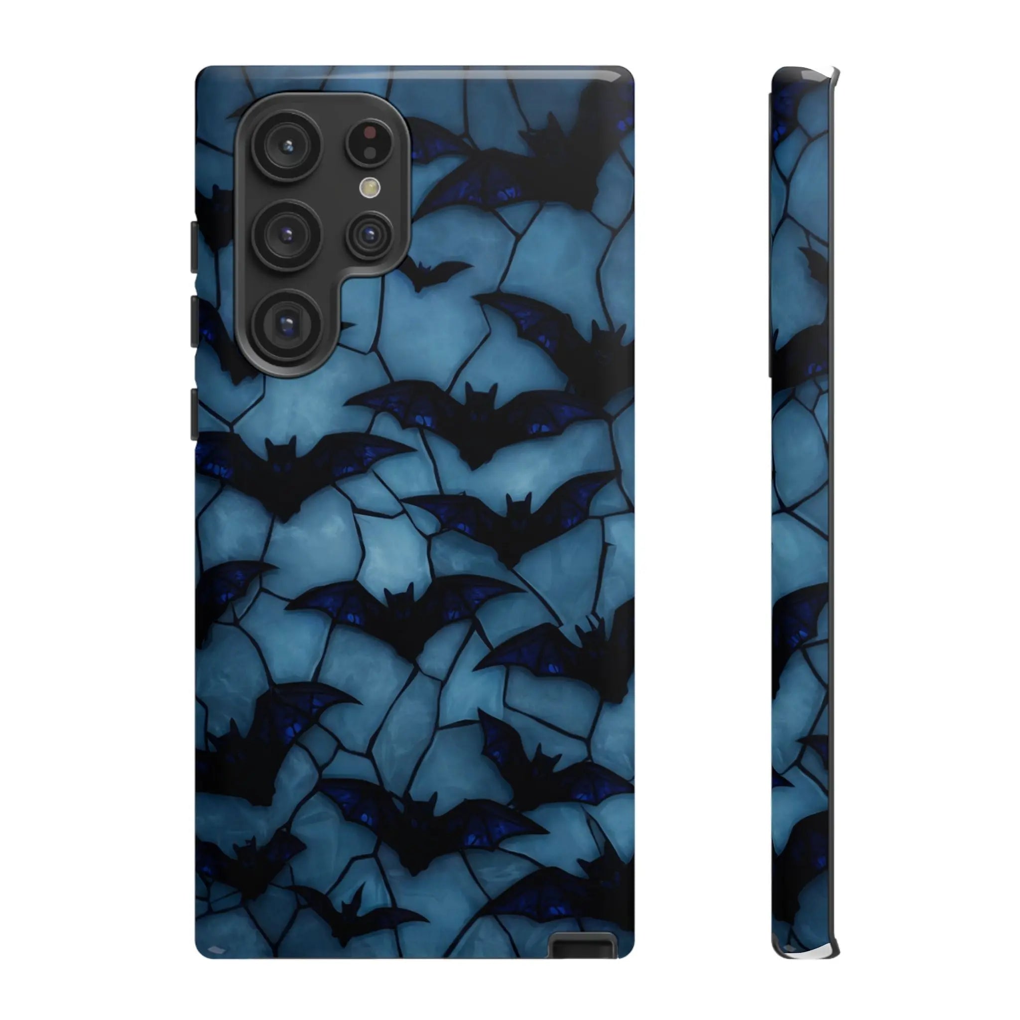 Blue Bat Pattern throwbackcases