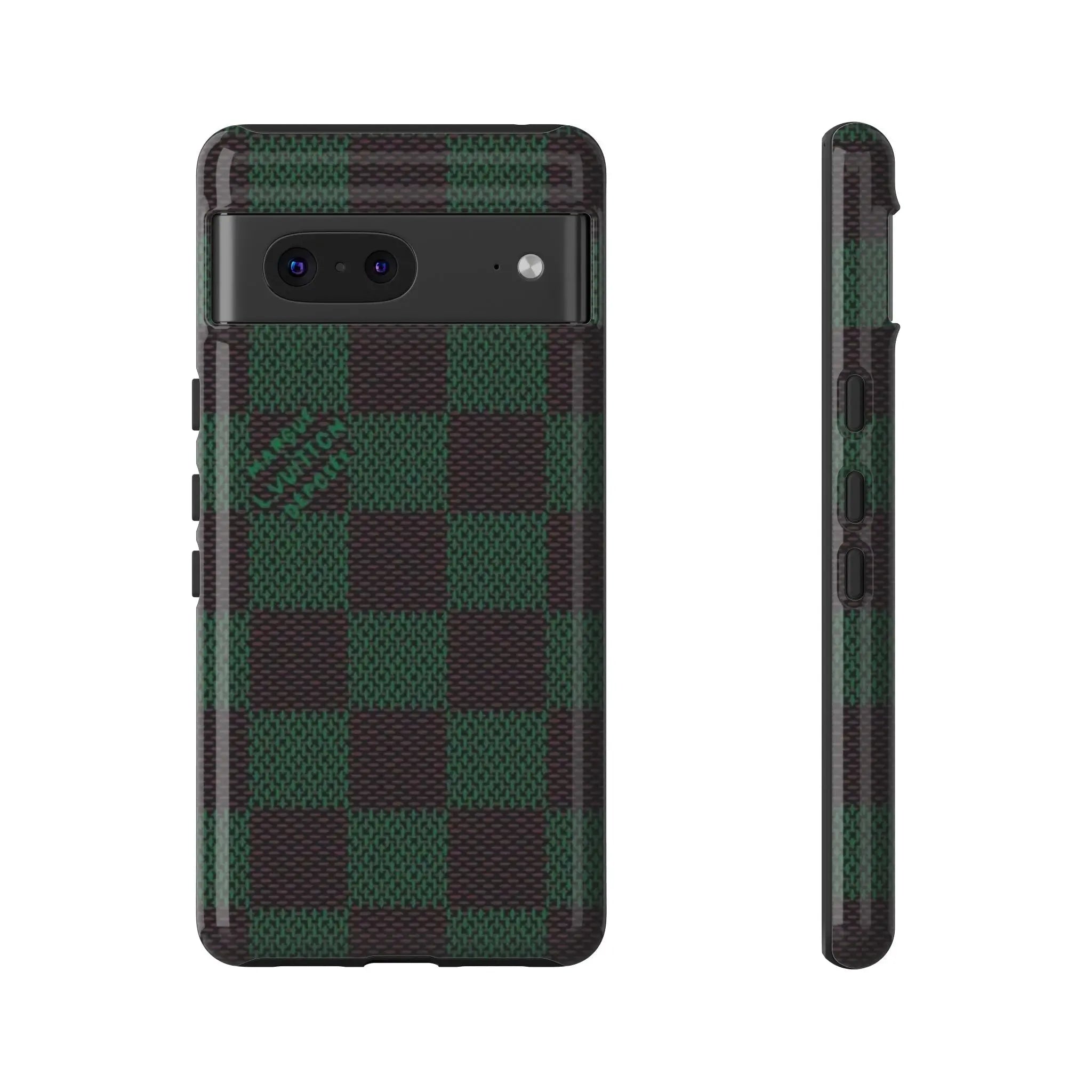 Green Checkerboard throwbackcases