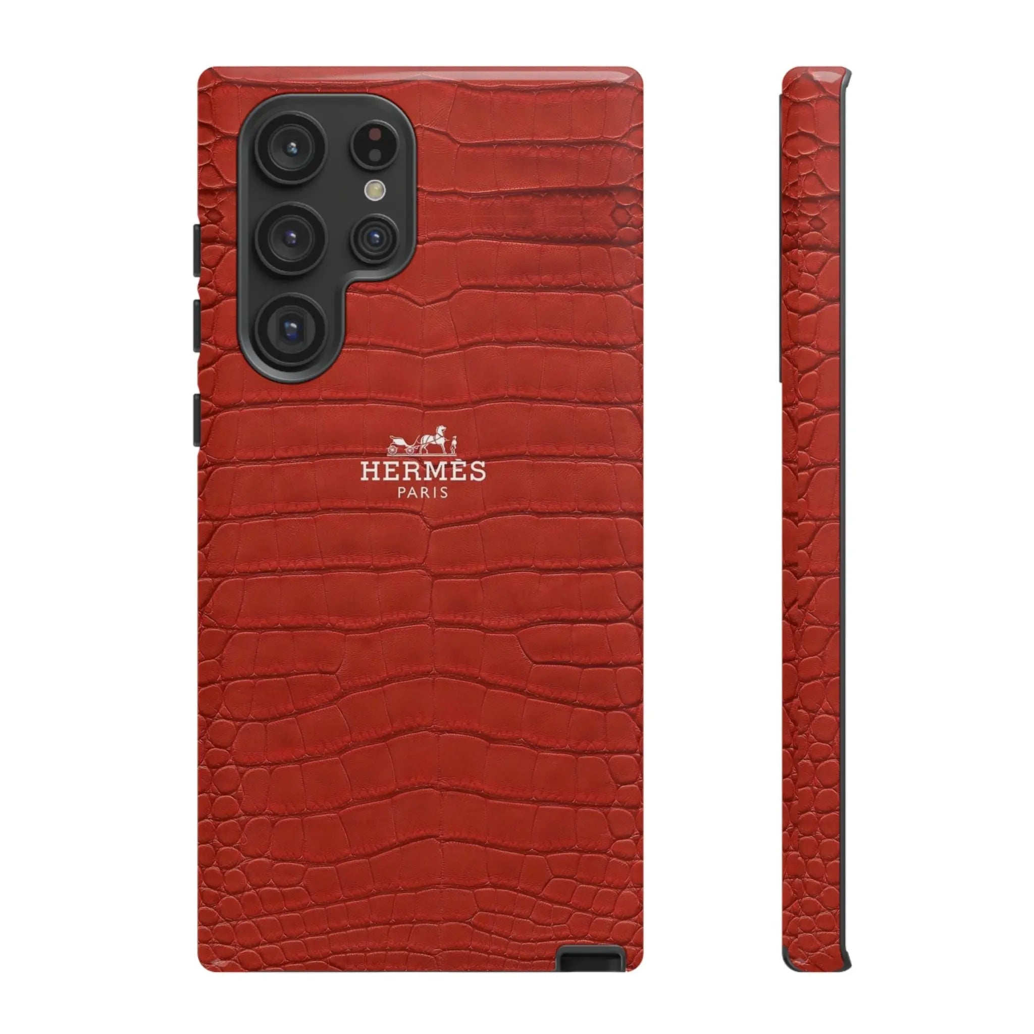 Red Croc Leather throwbackcases