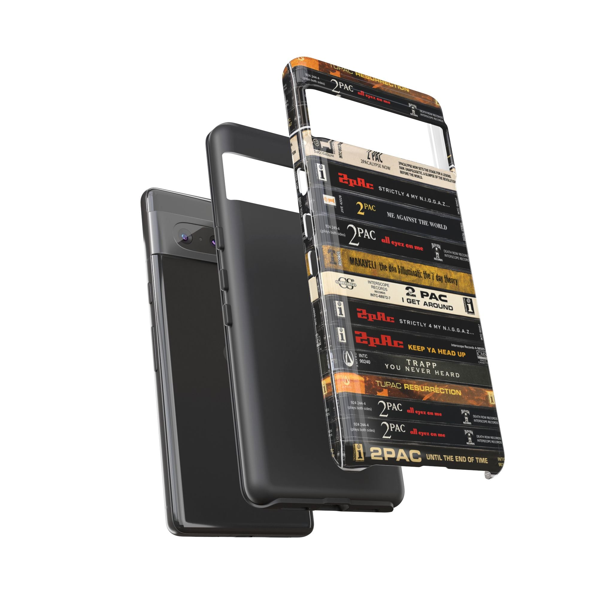 2Pac Cassette Stack Phone Case – Makaveli Legends Edition