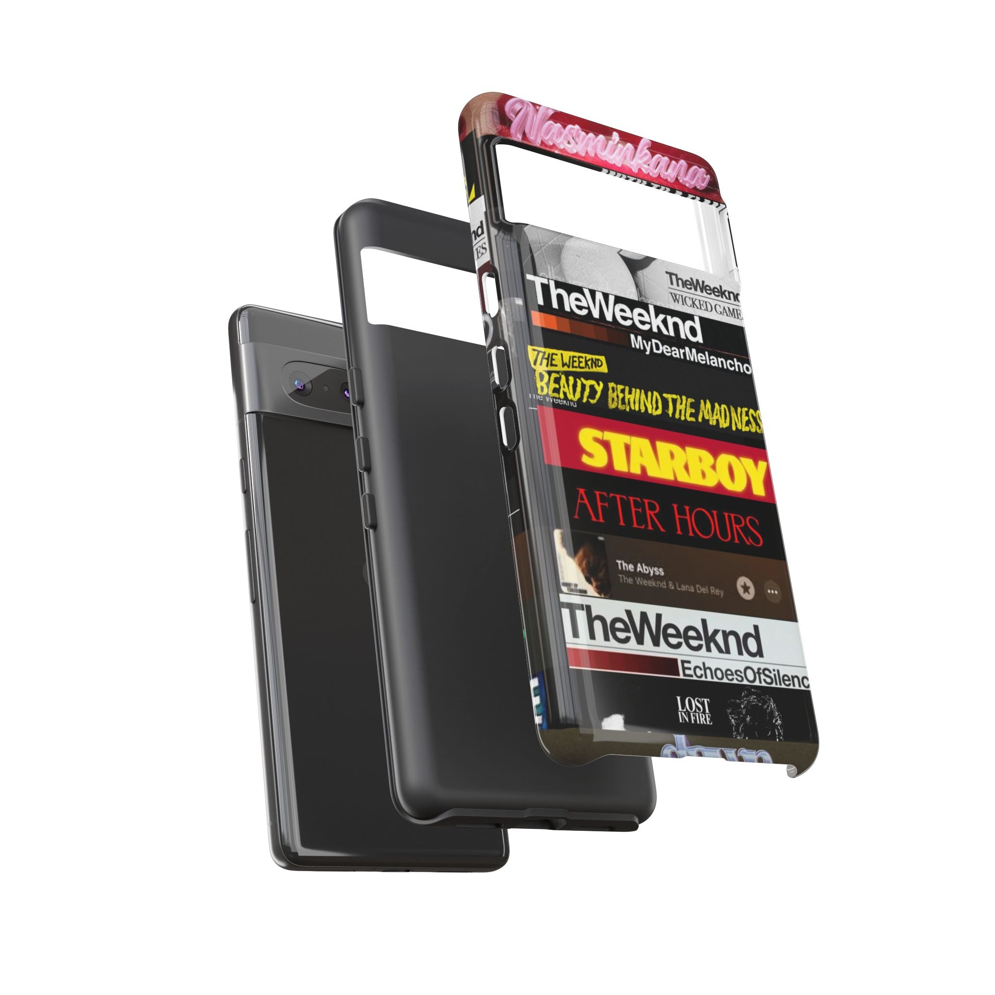 After Hours™ The Weeknd Mixtape Phone Case – Retro Album Stack Protective Case