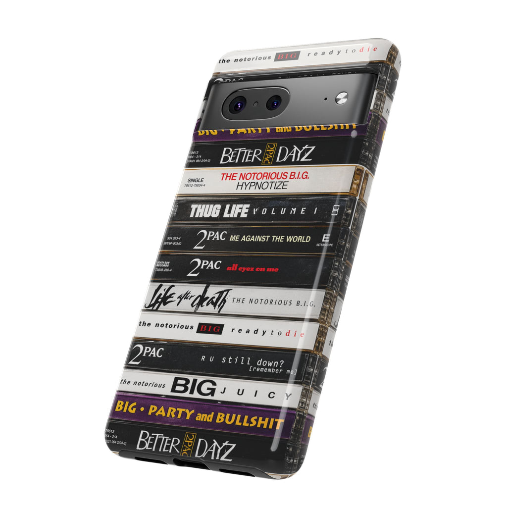 2Pac x Biggie Cassette Stack Phone Case – East Coast West Coast Legends Edition