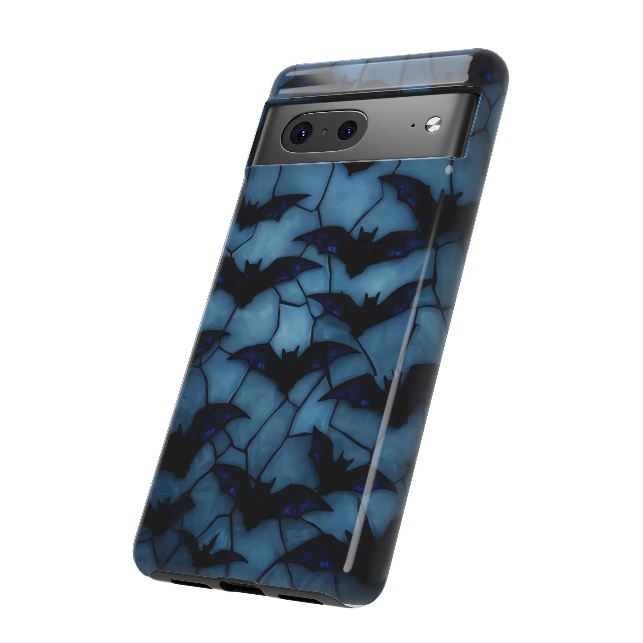 Blue Bat Pattern throwbackcases