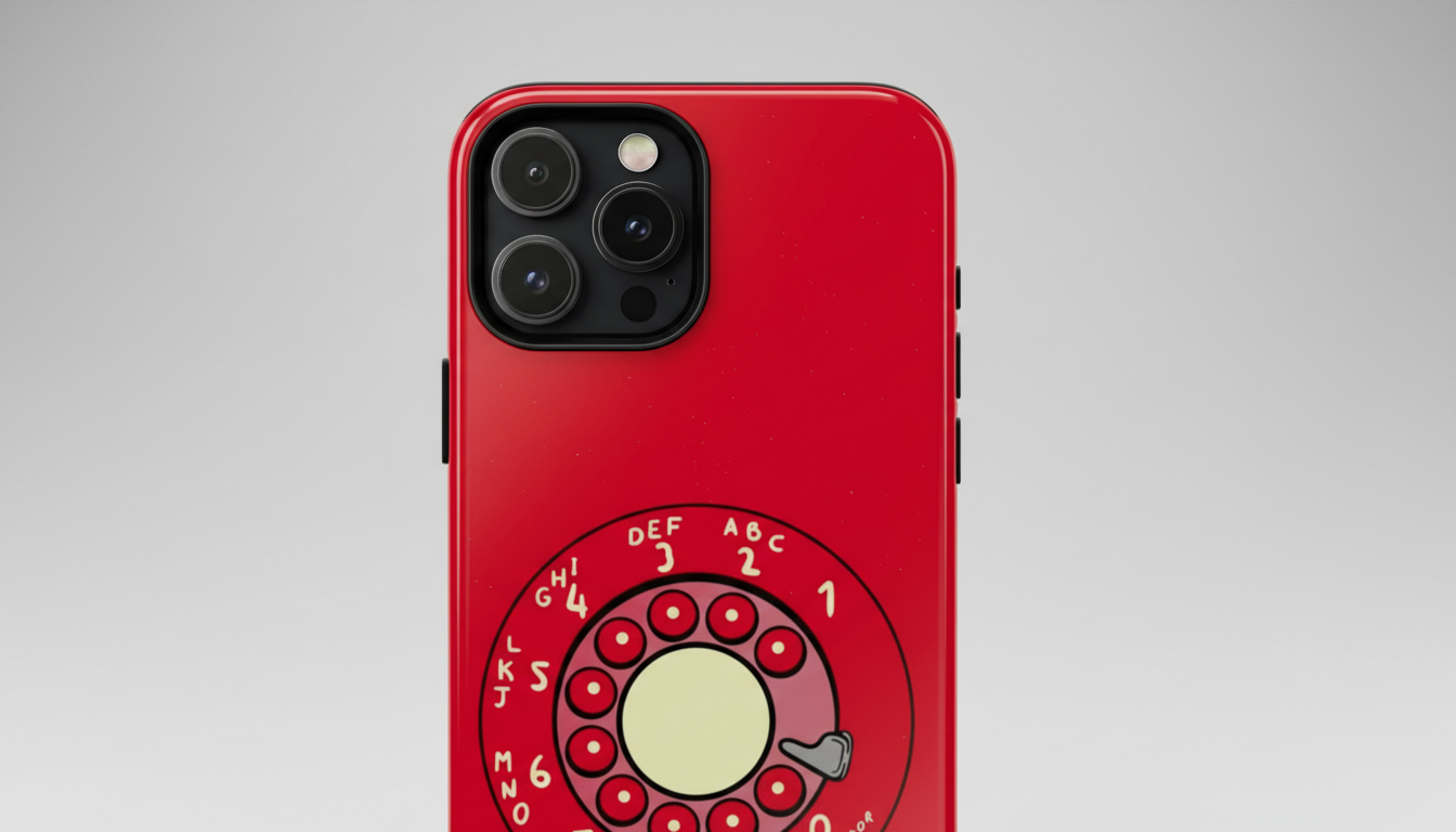 Rotary Dial Nostalgia Phone Case - iPhone, Samsung & Google Pixel
