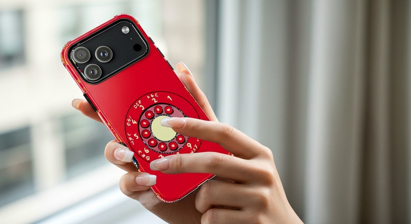Rotary Dial Nostalgia Phone Case - iPhone, Samsung & Google Pixel