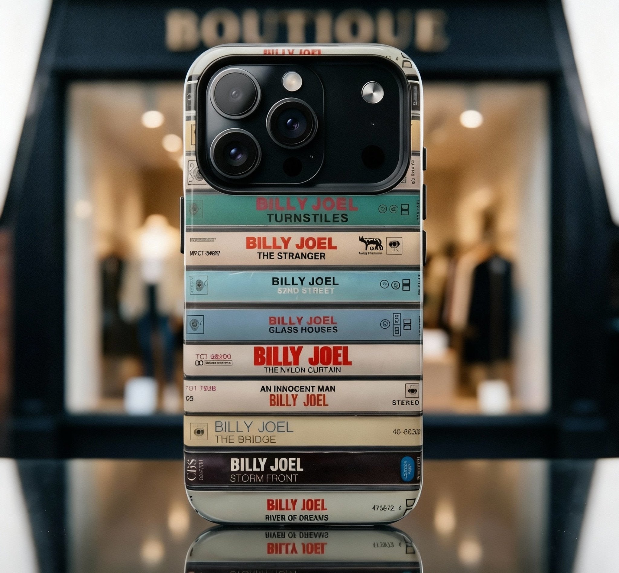 Billy Joel Mixtape Phone Case – Classic Album Stack - Throwbackcases