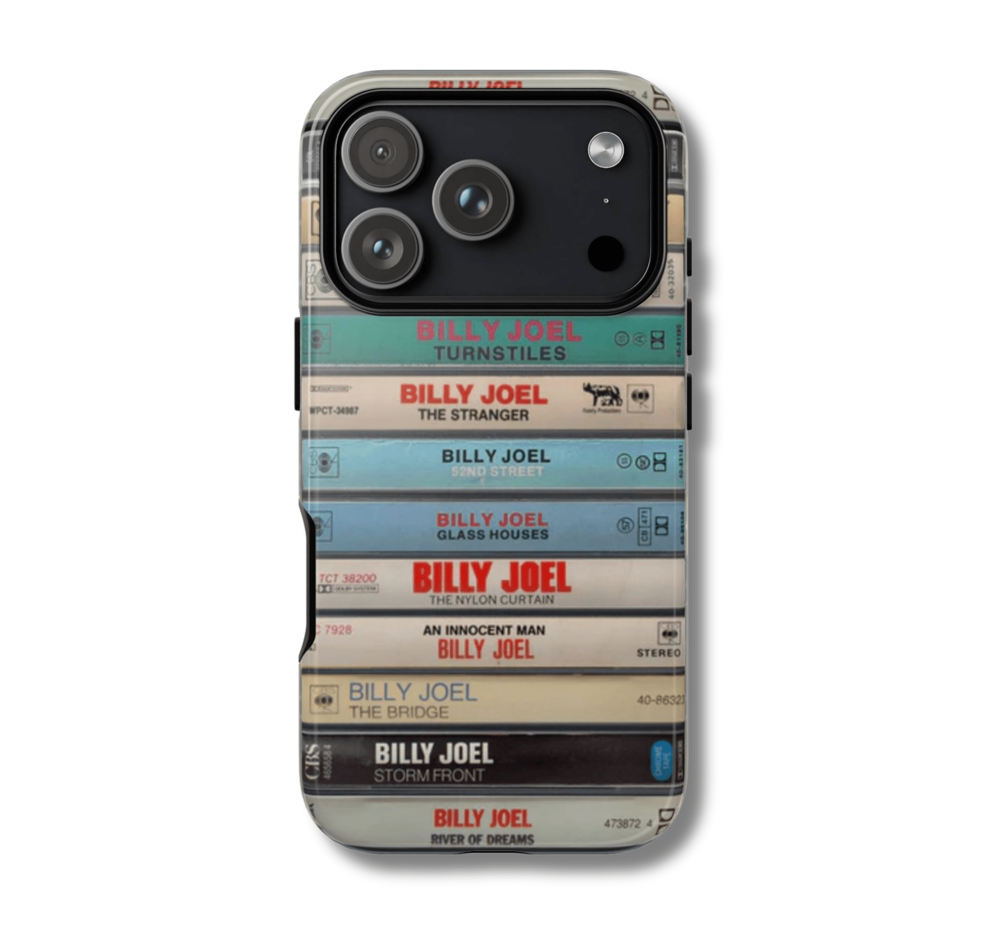 Billy Joel Mixtape Phone Case – Classic Album Stack - Throwbackcases